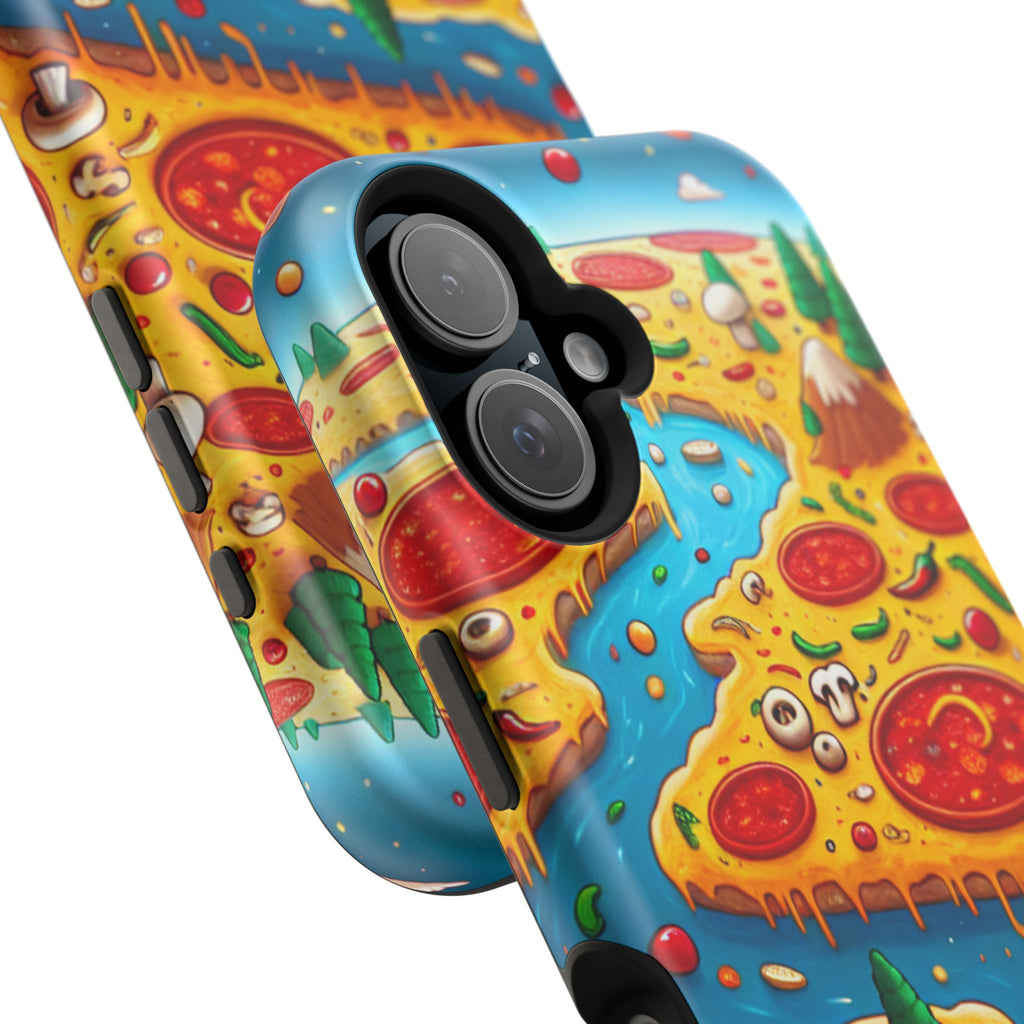 Pizza Island Magnetic Resistance Tough Phone Case