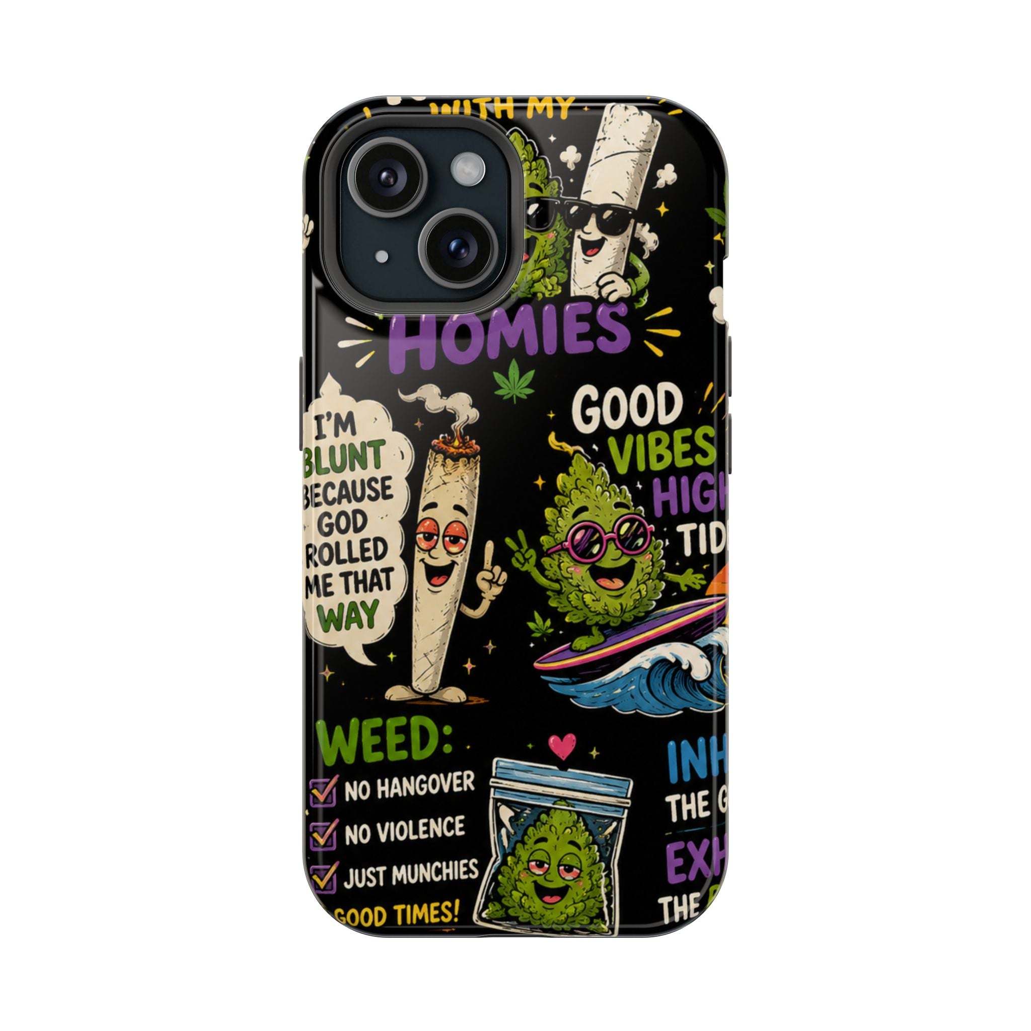 “High Vibing Homies” Magnetic Impact-Resistant Phone Case