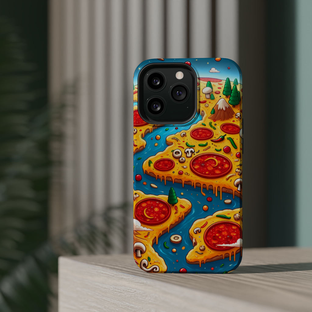Pizza Island Magnetic Resistance Tough Phone Case