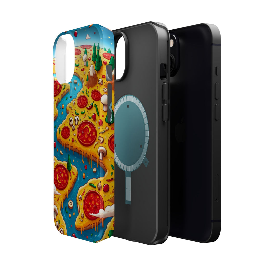 Pizza Island Magnetic Resistance Tough Phone Case