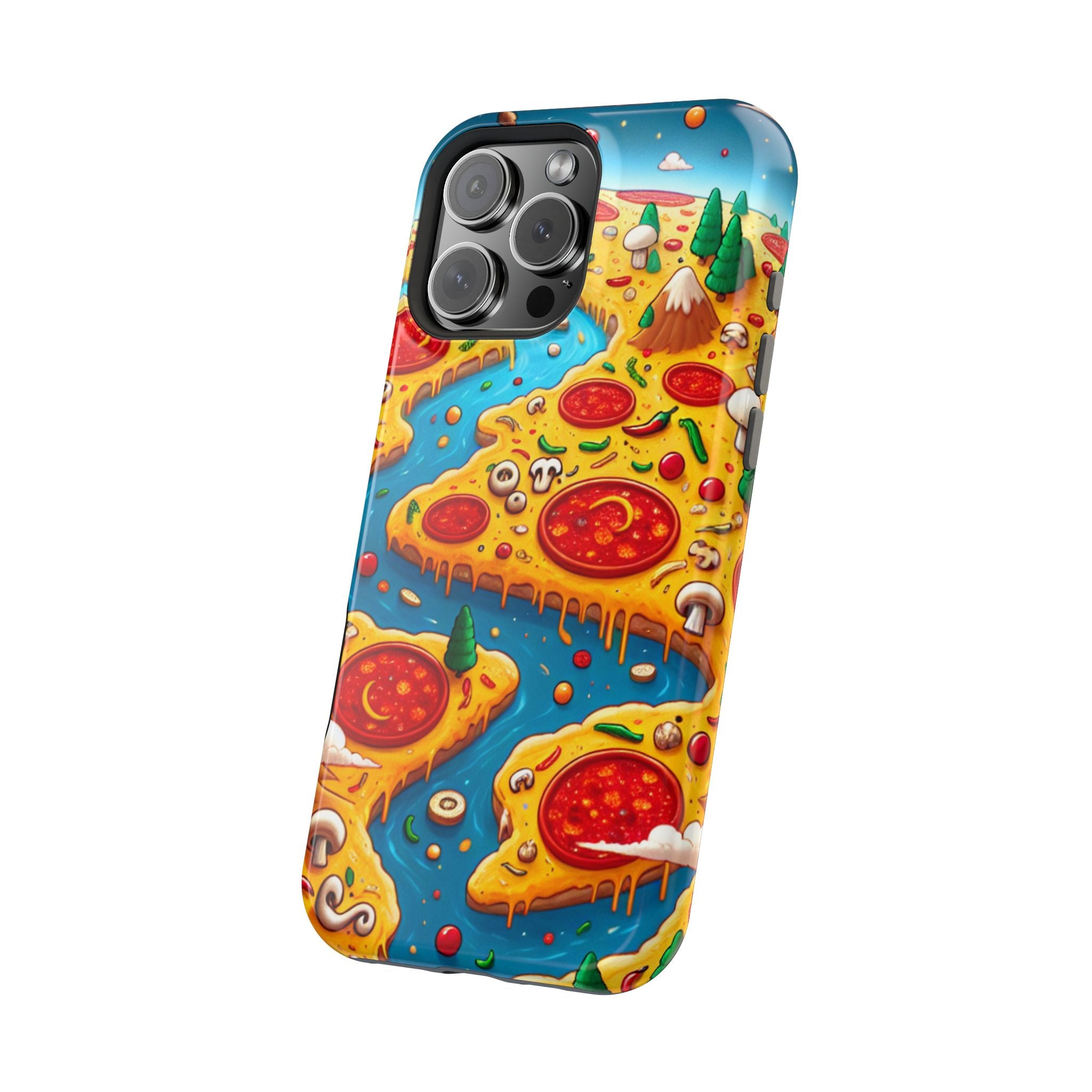 Pizza Island Magnetic Resistance Tough Phone Case