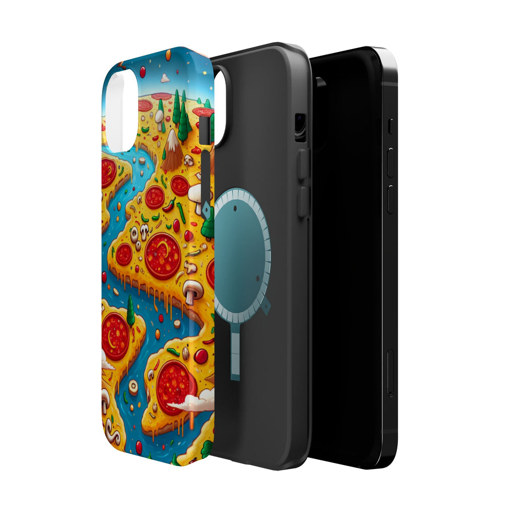 Pizza Island Magnetic Resistance Tough Phone Case