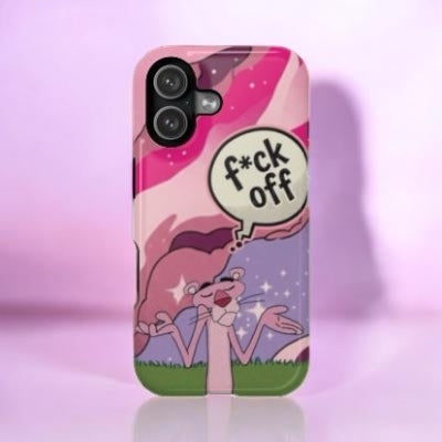 Pink Panther 'F*ck Off' Magnetic Impact Phone Case