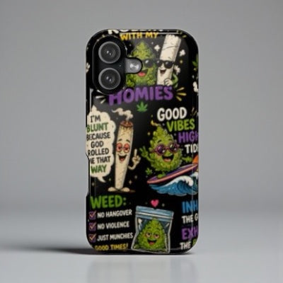 “High Vibing Homies” Magnetic Impact-Resistant Phone Case