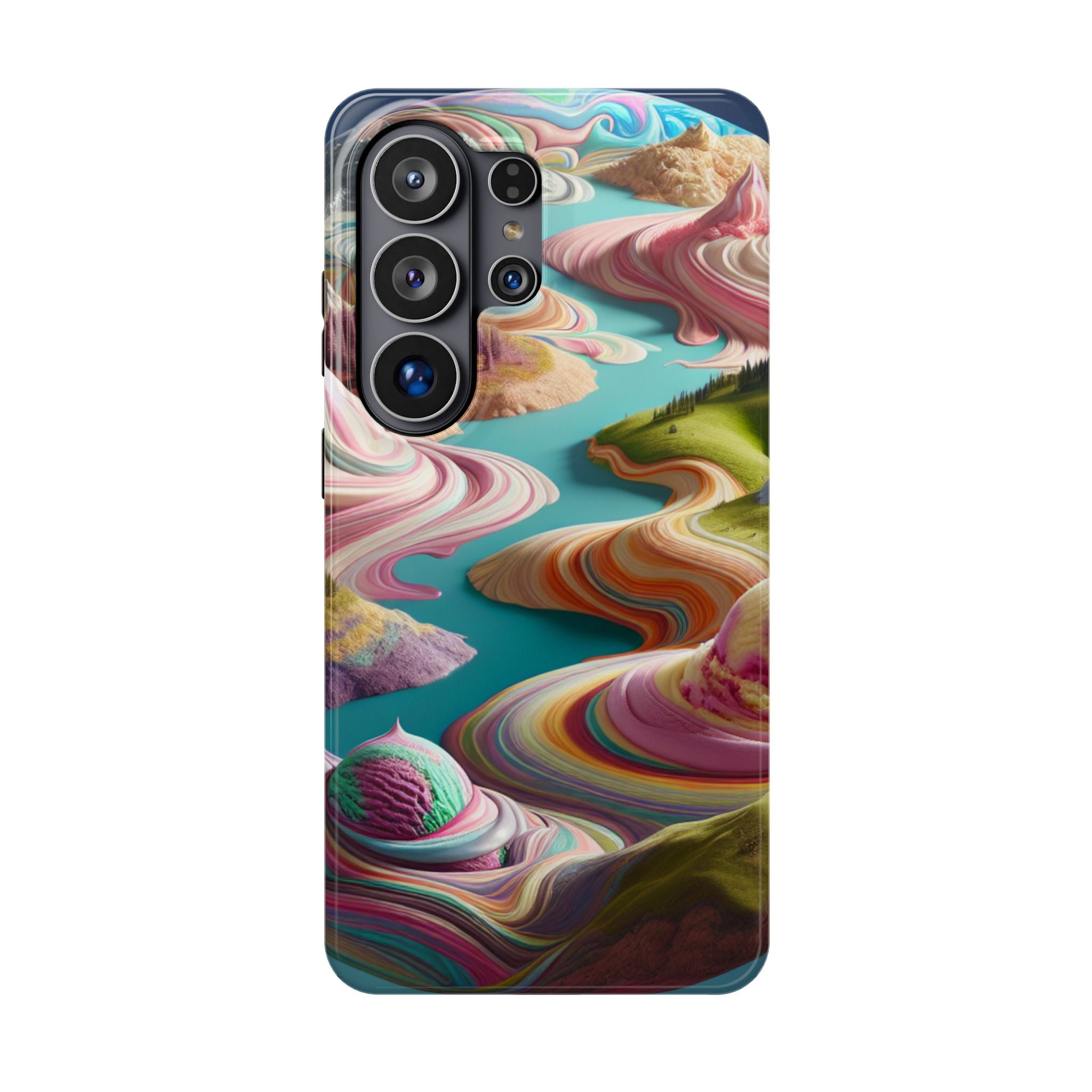 Sherbet Swirl Abstract Magnetic Impact-Resistant Phone Case