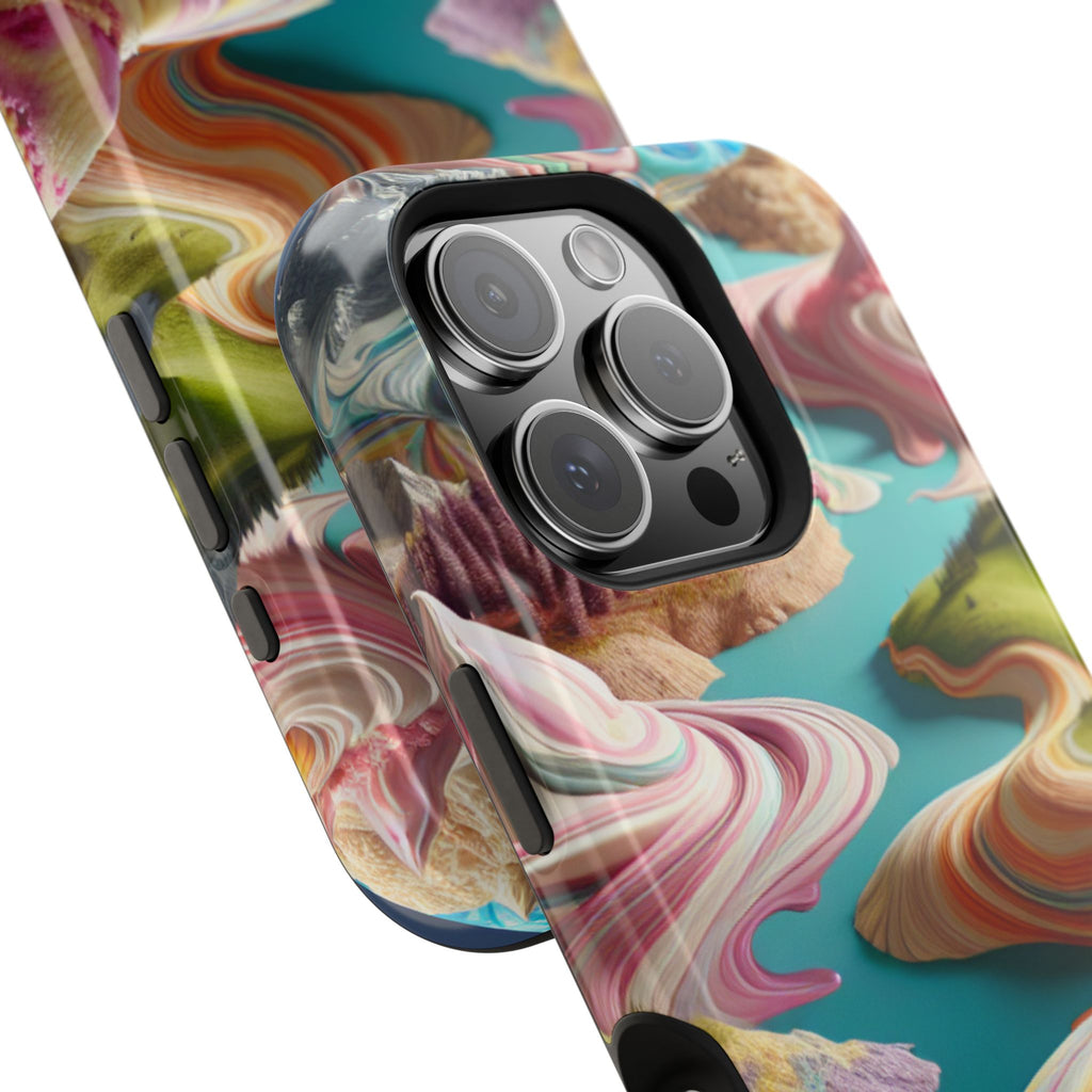 Sherbet Swirl Abstract Magnetic Impact-Resistant Phone Case