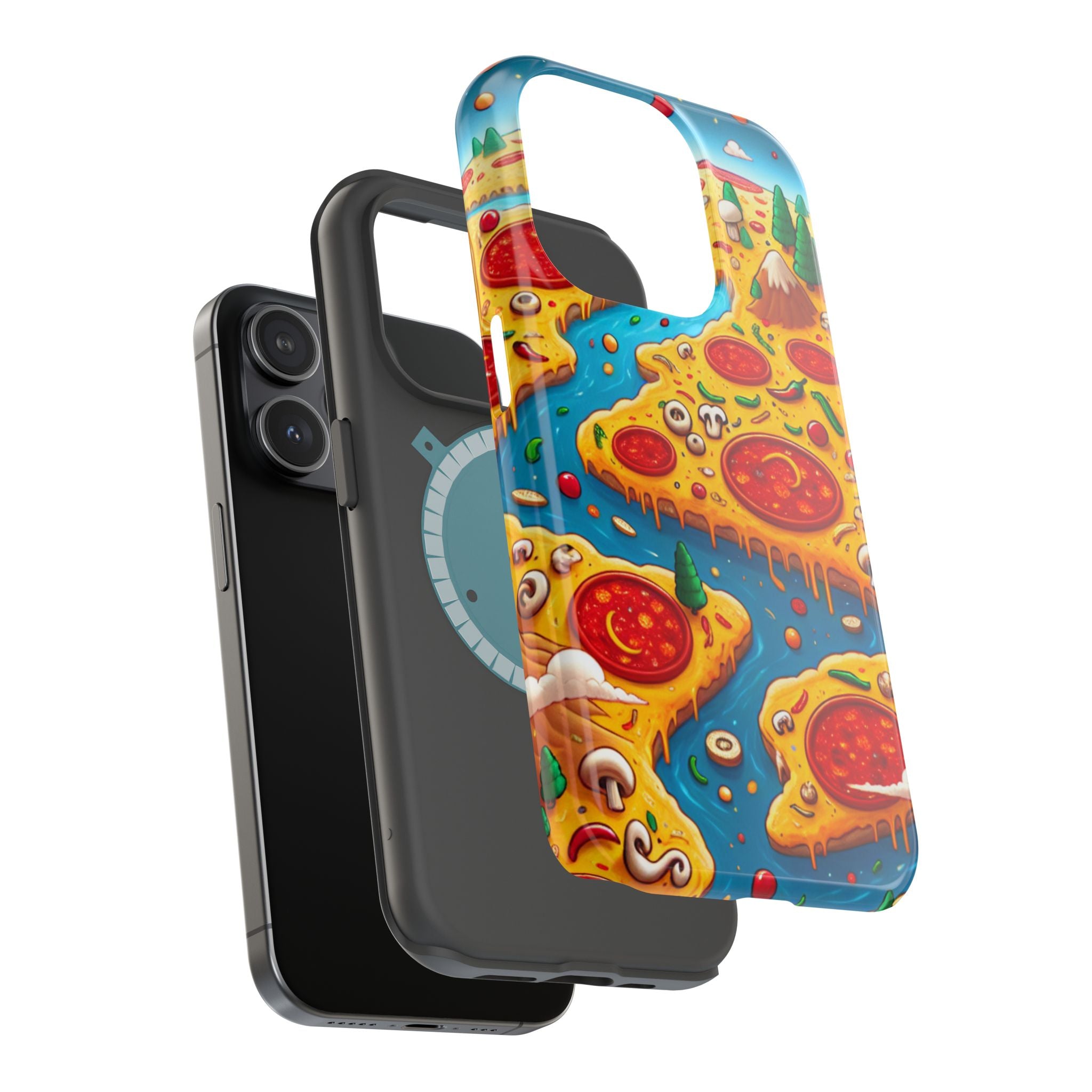 Pizza Island Magnetic Resistance Tough Phone Case
