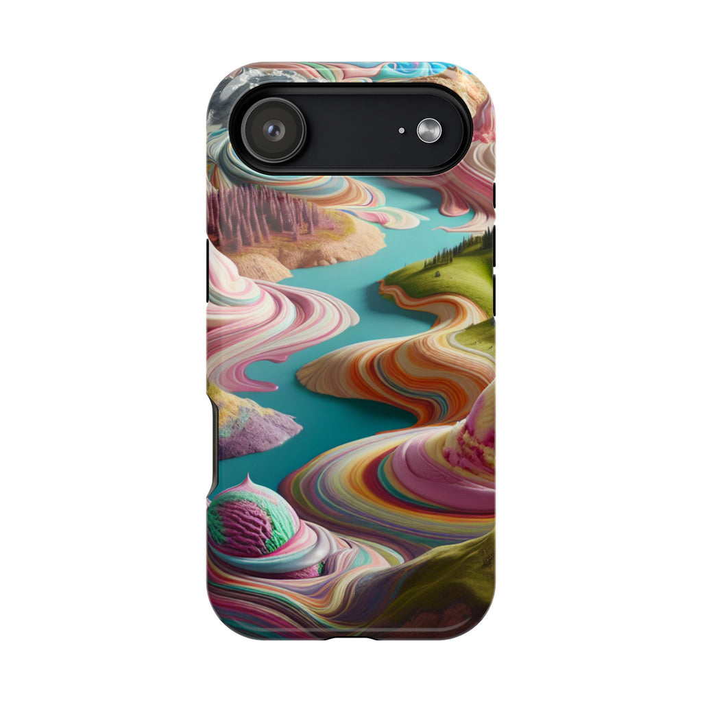 Sherbet Swirl Abstract Magnetic Impact-Resistant Phone Case