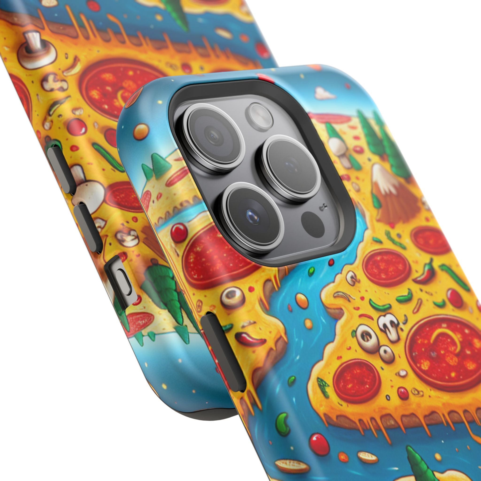 Pizza Island Magnetic Resistance Tough Phone Case
