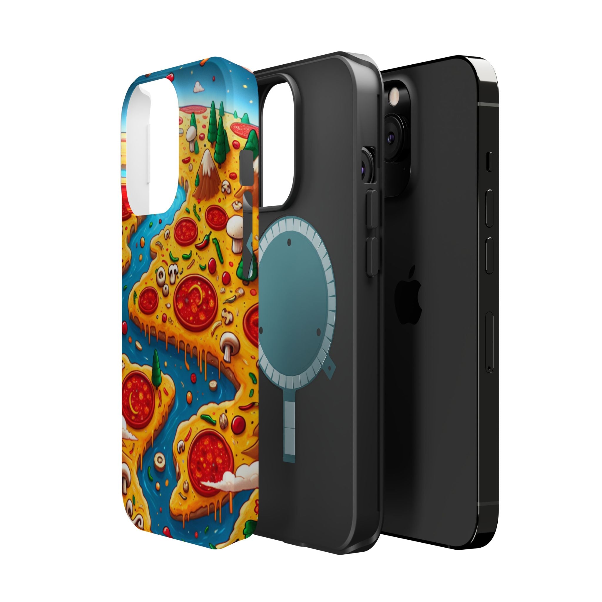 Pizza Island Magnetic Resistance Tough Phone Case