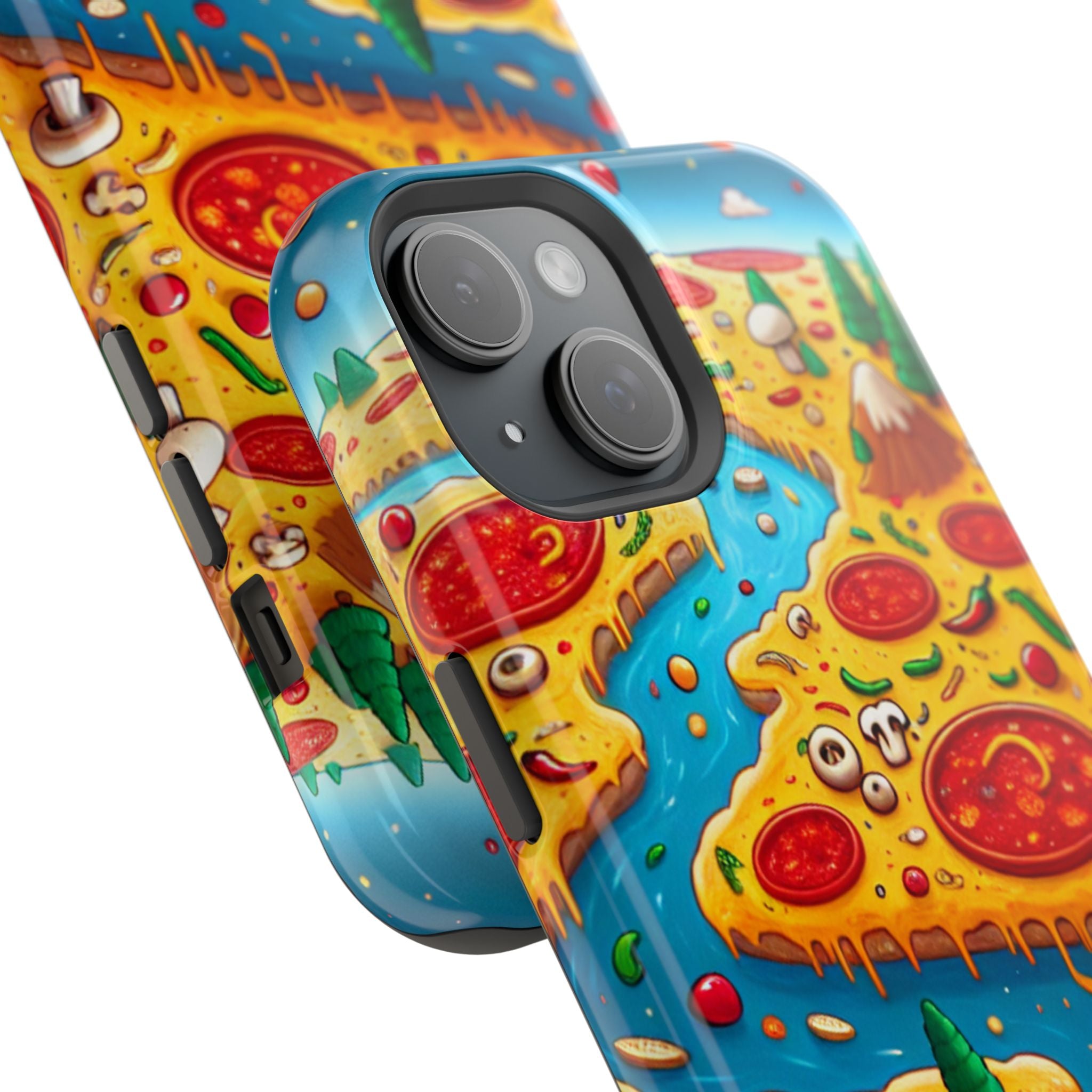 Pizza Island Magnetic Resistance Tough Phone Case