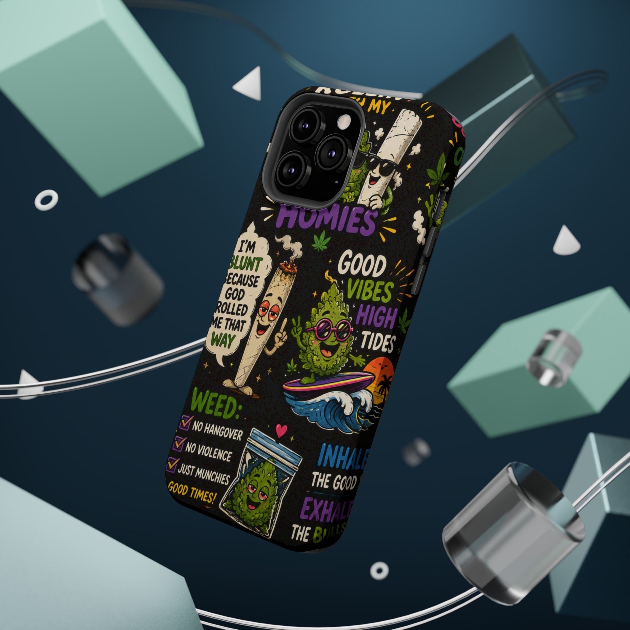 “High Vibing Homies” Magnetic Impact-Resistant Phone Case