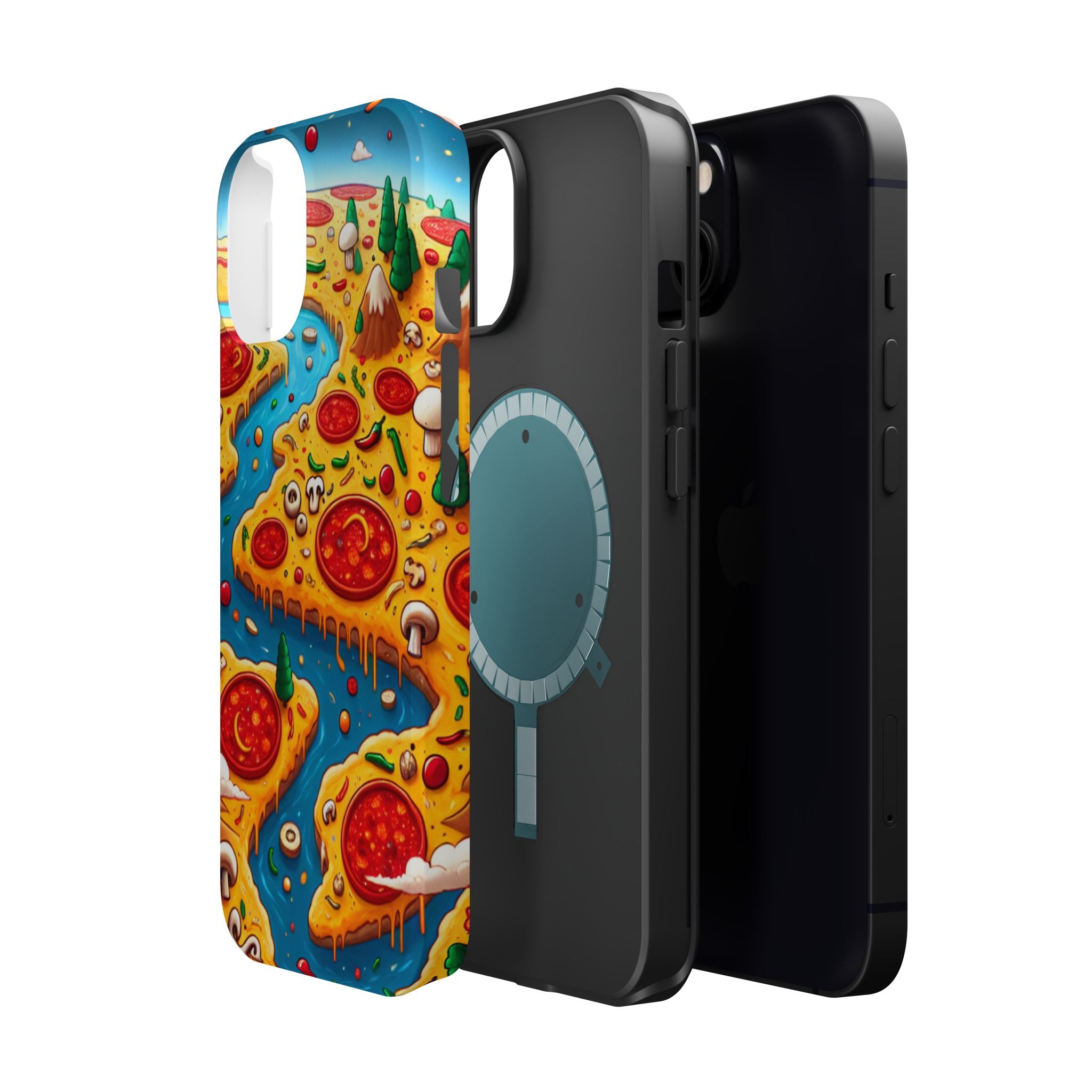 Pizza Island Magnetic Resistance Tough Phone Case