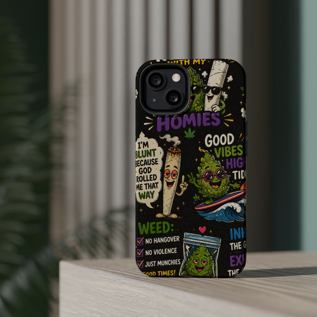 “High Vibing Homies” Magnetic Impact-Resistant Phone Case