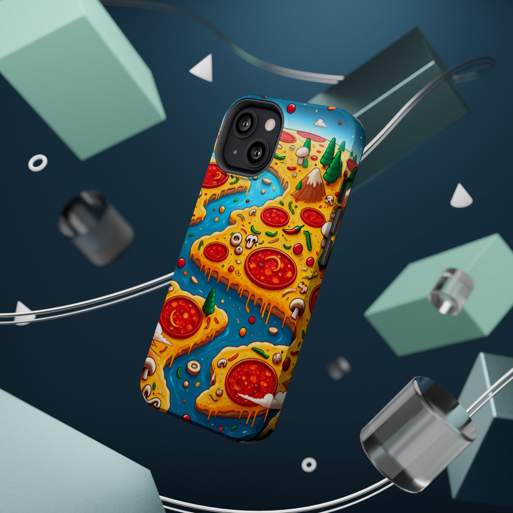 Pizza Island Magnetic Resistance Tough Phone Case