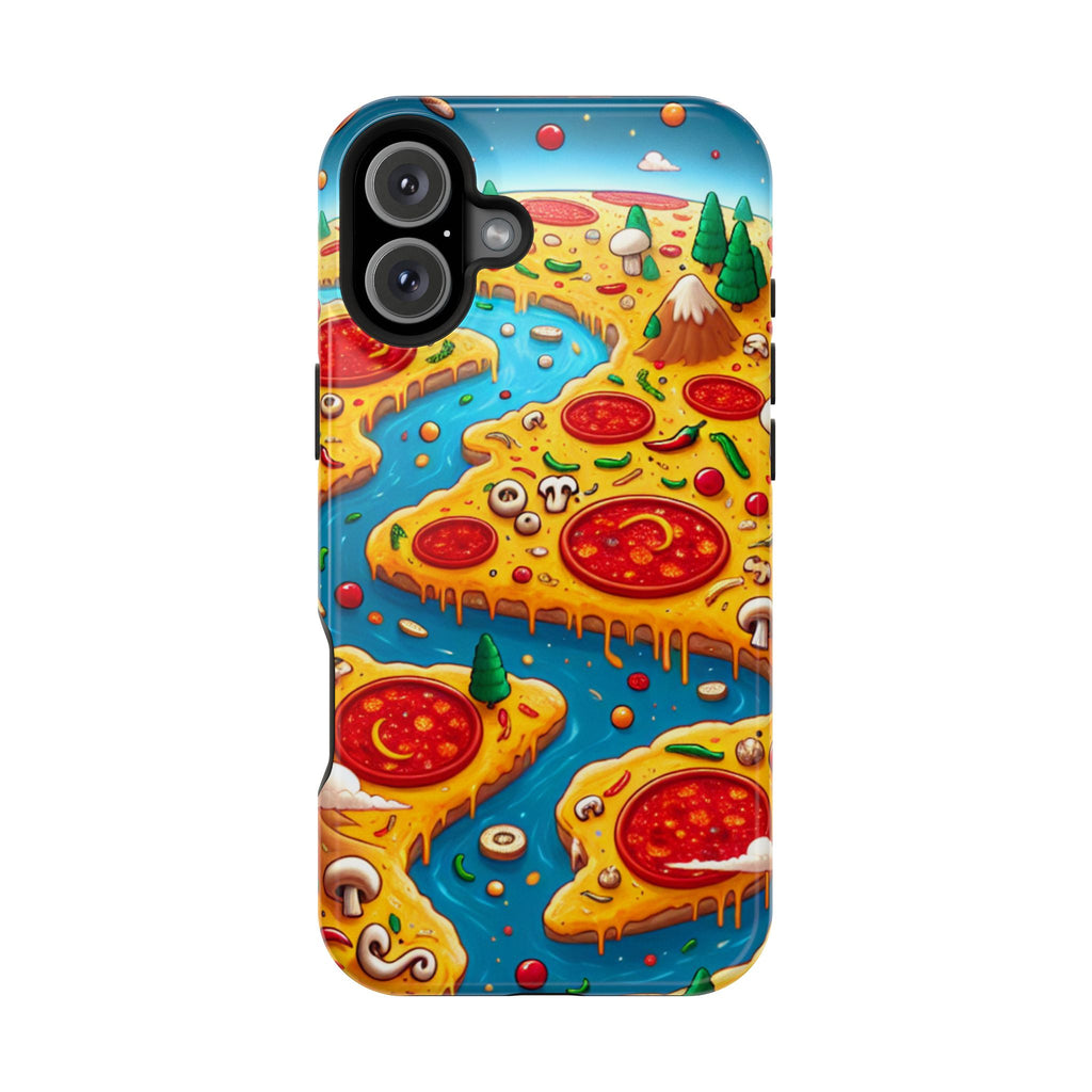 Pizza Island Magnetic Resistance Tough Phone Case