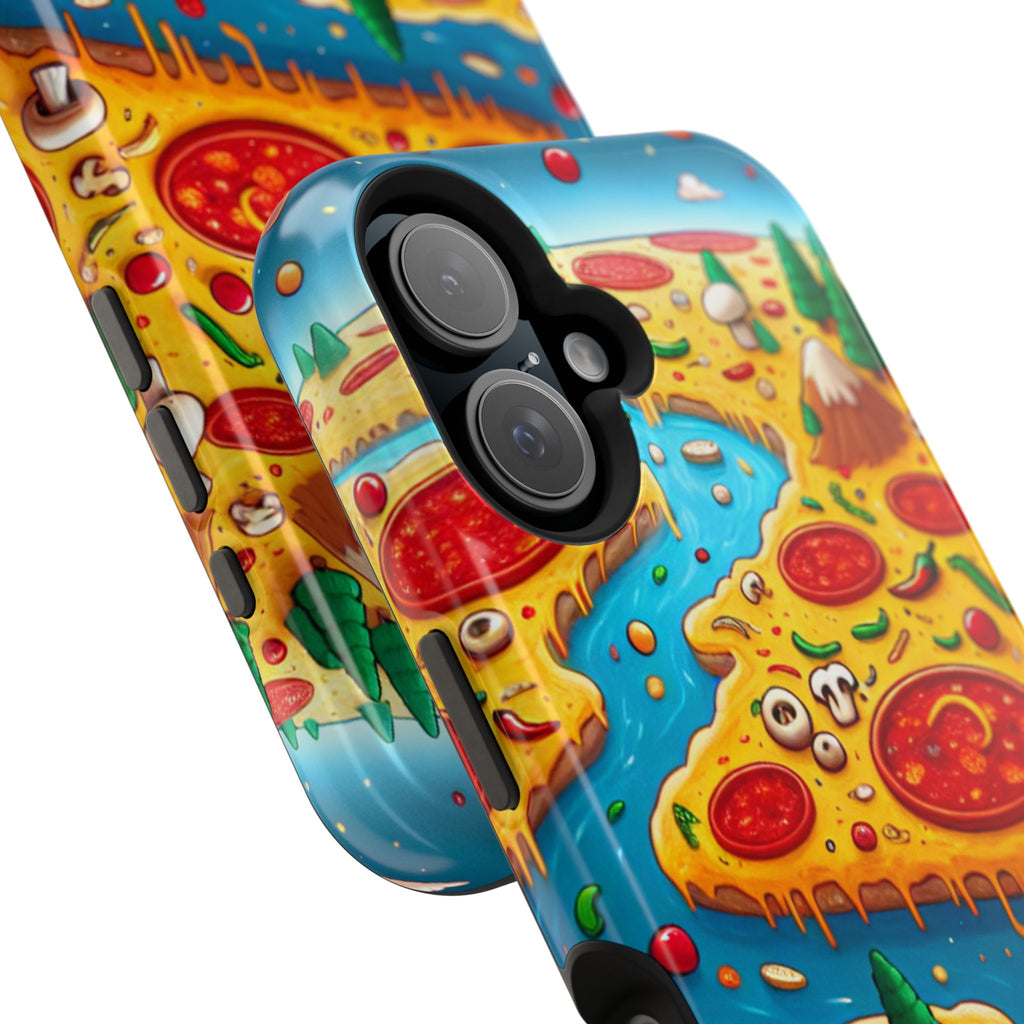Pizza Island Magnetic Resistance Tough Phone Case
