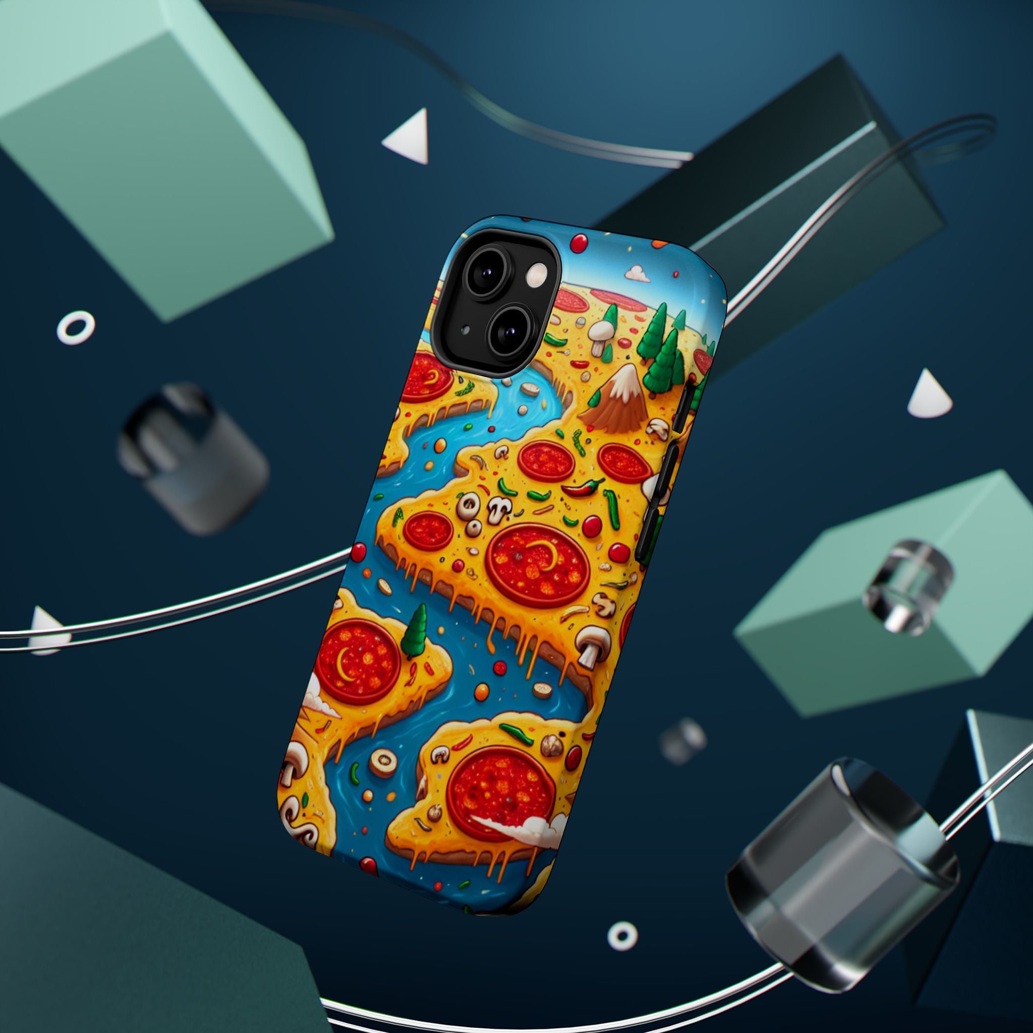 Pizza Island Magnetic Resistance Tough Phone Case