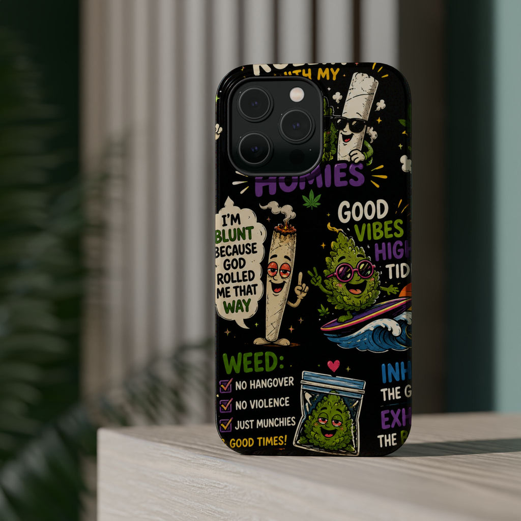 “High Vibing Homies” Magnetic Impact-Resistant Phone Case