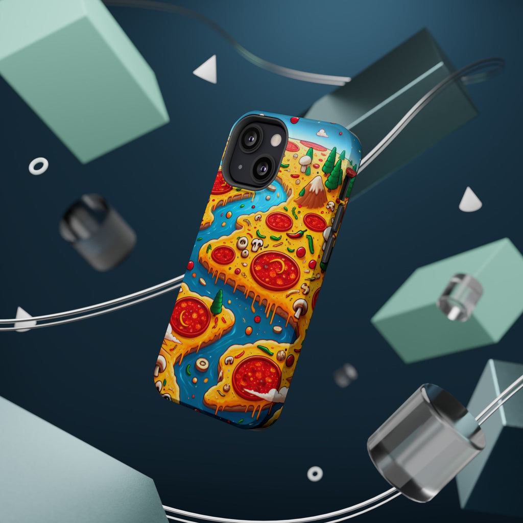 Pizza Island Magnetic Resistance Tough Phone Case