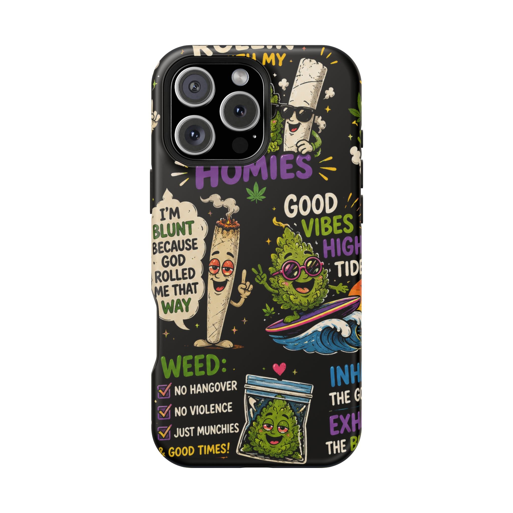 “High Vibing Homies” Magnetic Impact-Resistant Phone Case
