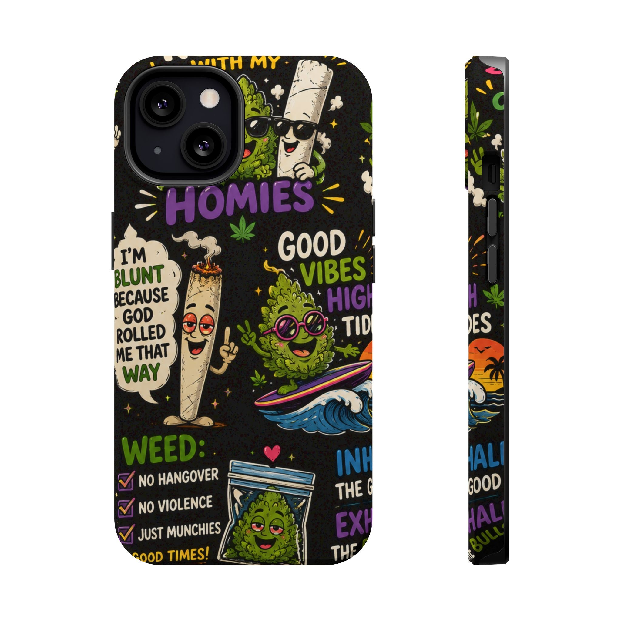“High Vibing Homies” Magnetic Impact-Resistant Phone Case