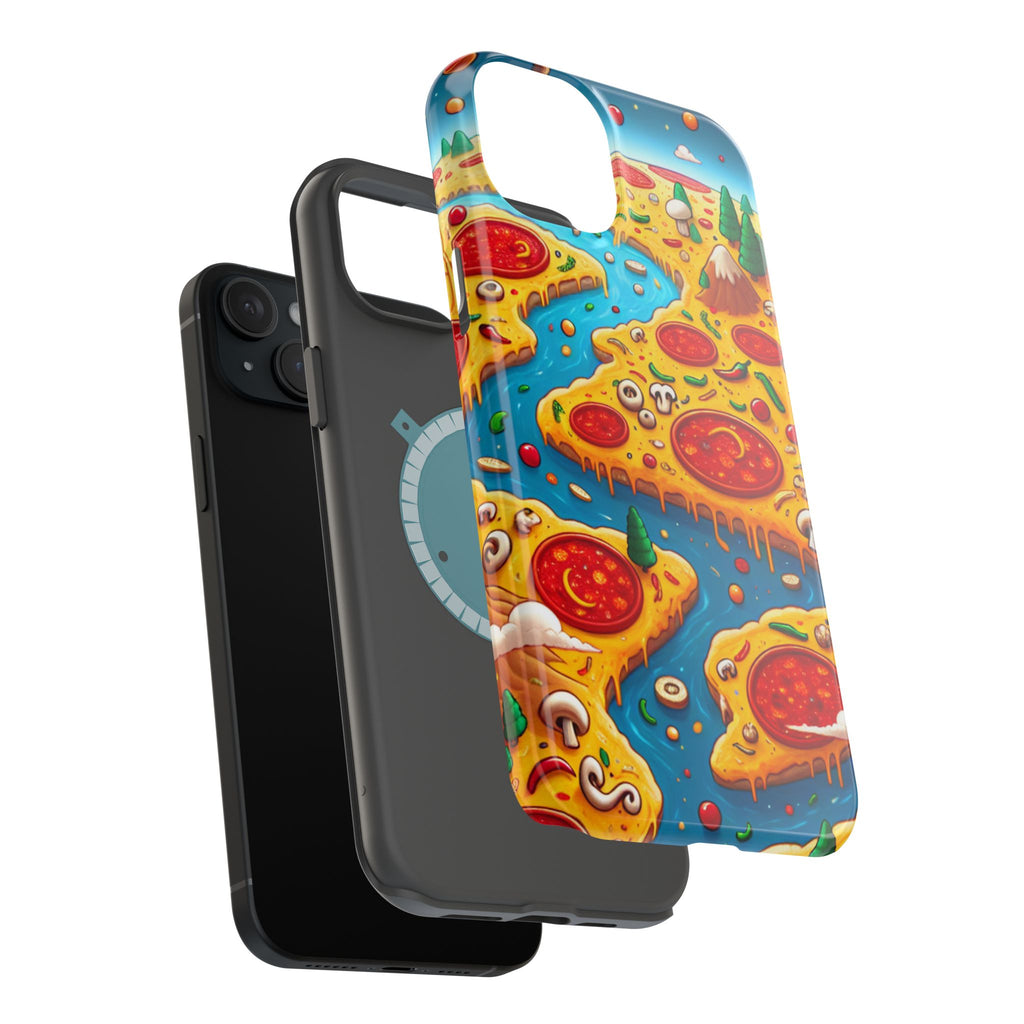 Pizza Island Magnetic Resistance Tough Phone Case