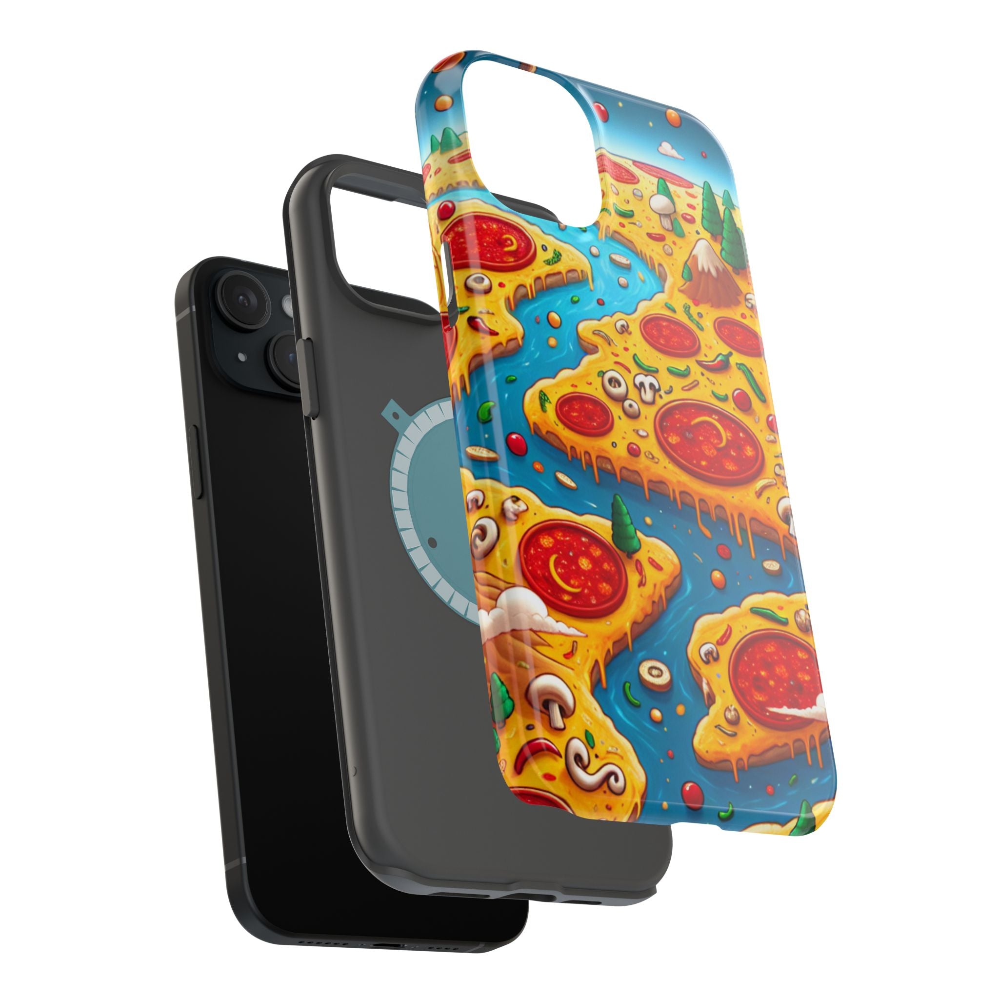 Pizza Island Magnetic Resistance Tough Phone Case
