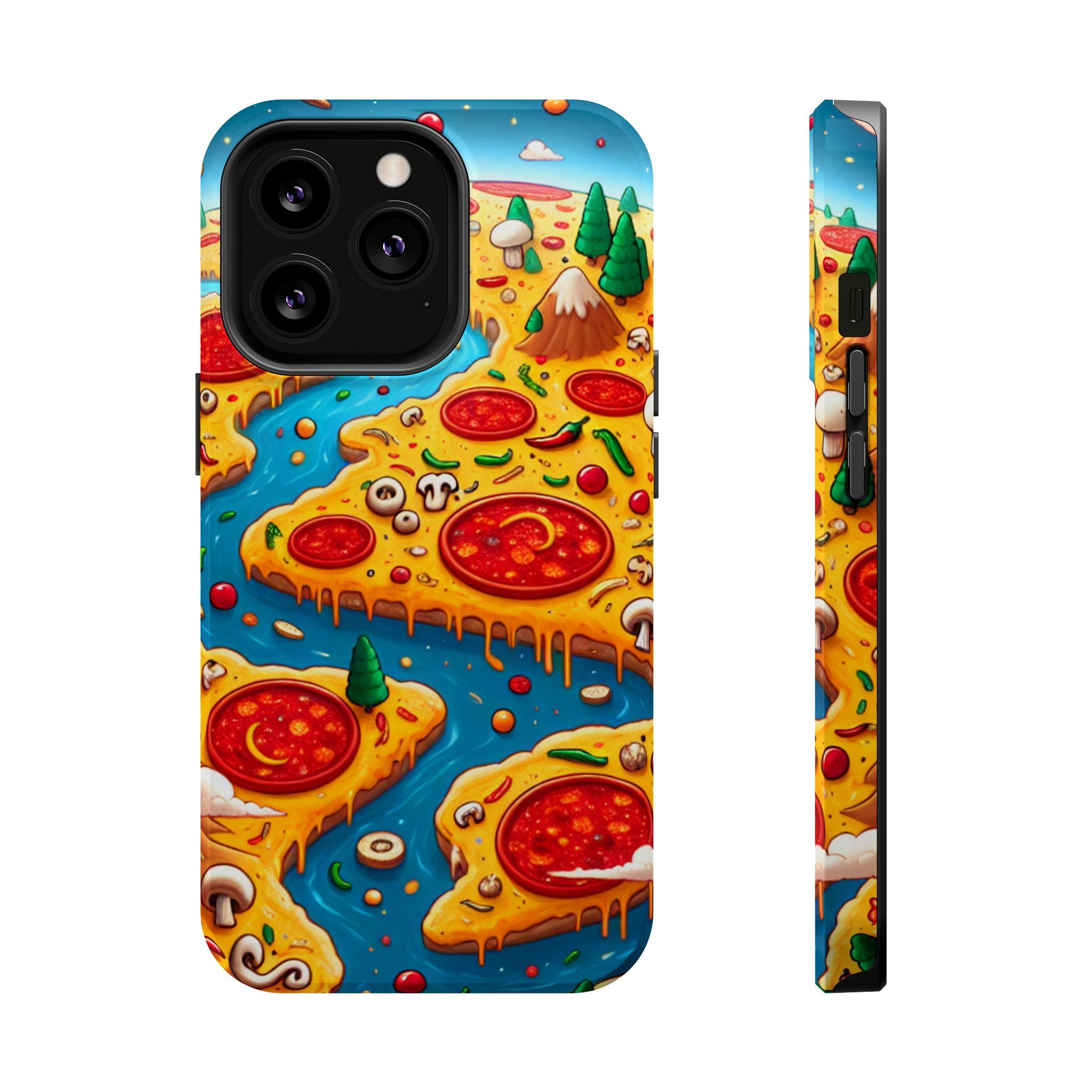 Pizza Island Magnetic Resistance Tough Phone Case