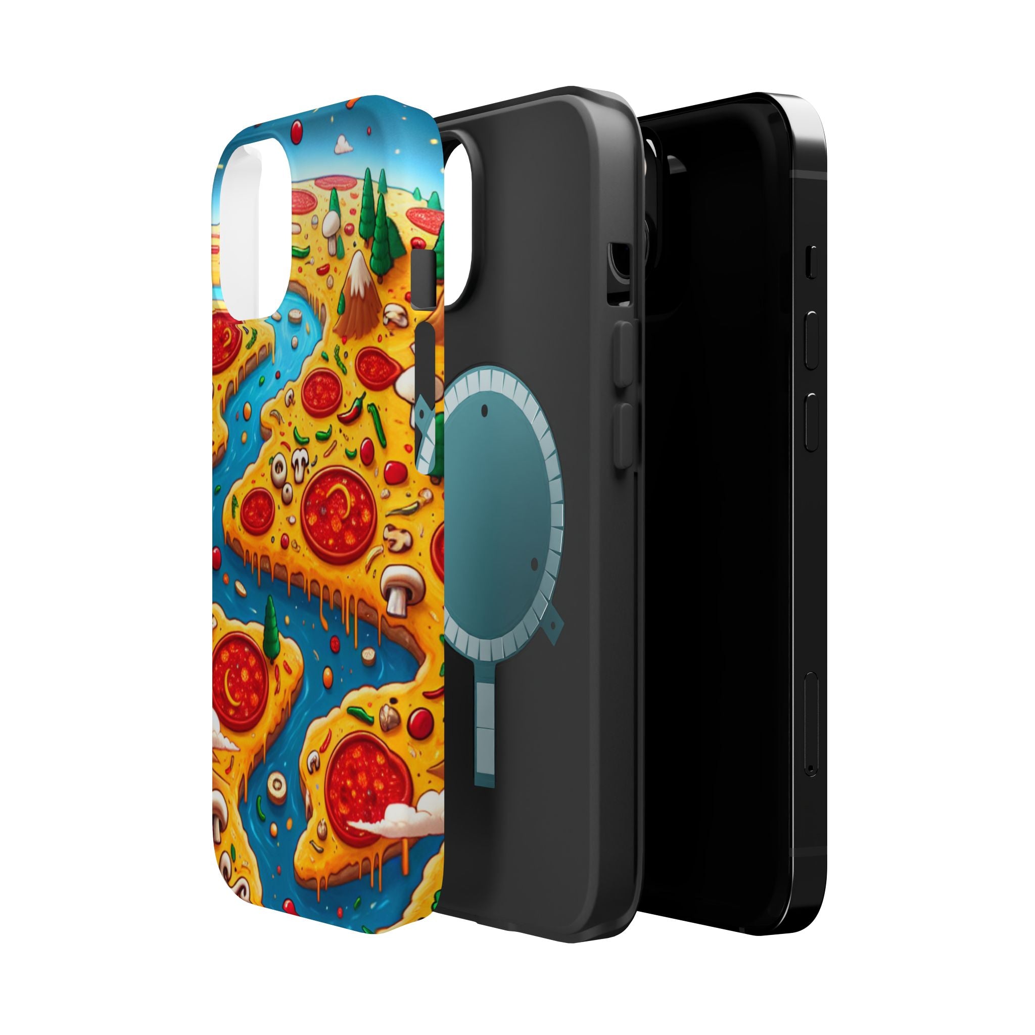 Pizza Island Magnetic Resistance Tough Phone Case