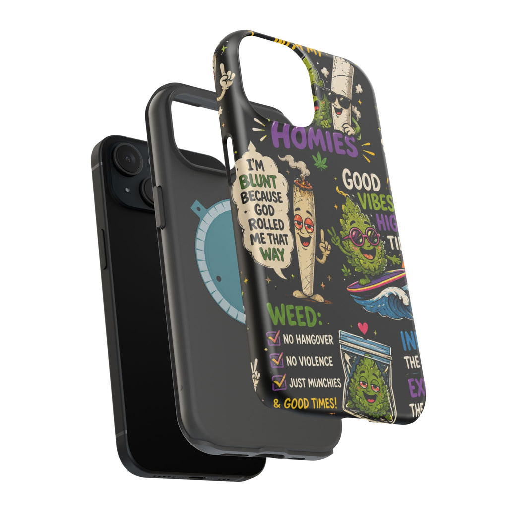 “High Vibing Homies” Magnetic Impact-Resistant Phone Case