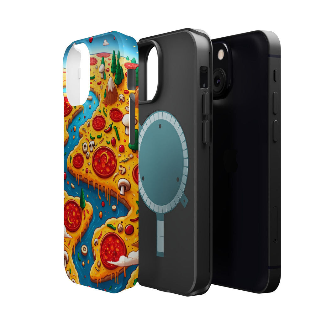 Pizza Island Magnetic Resistance Tough Phone Case