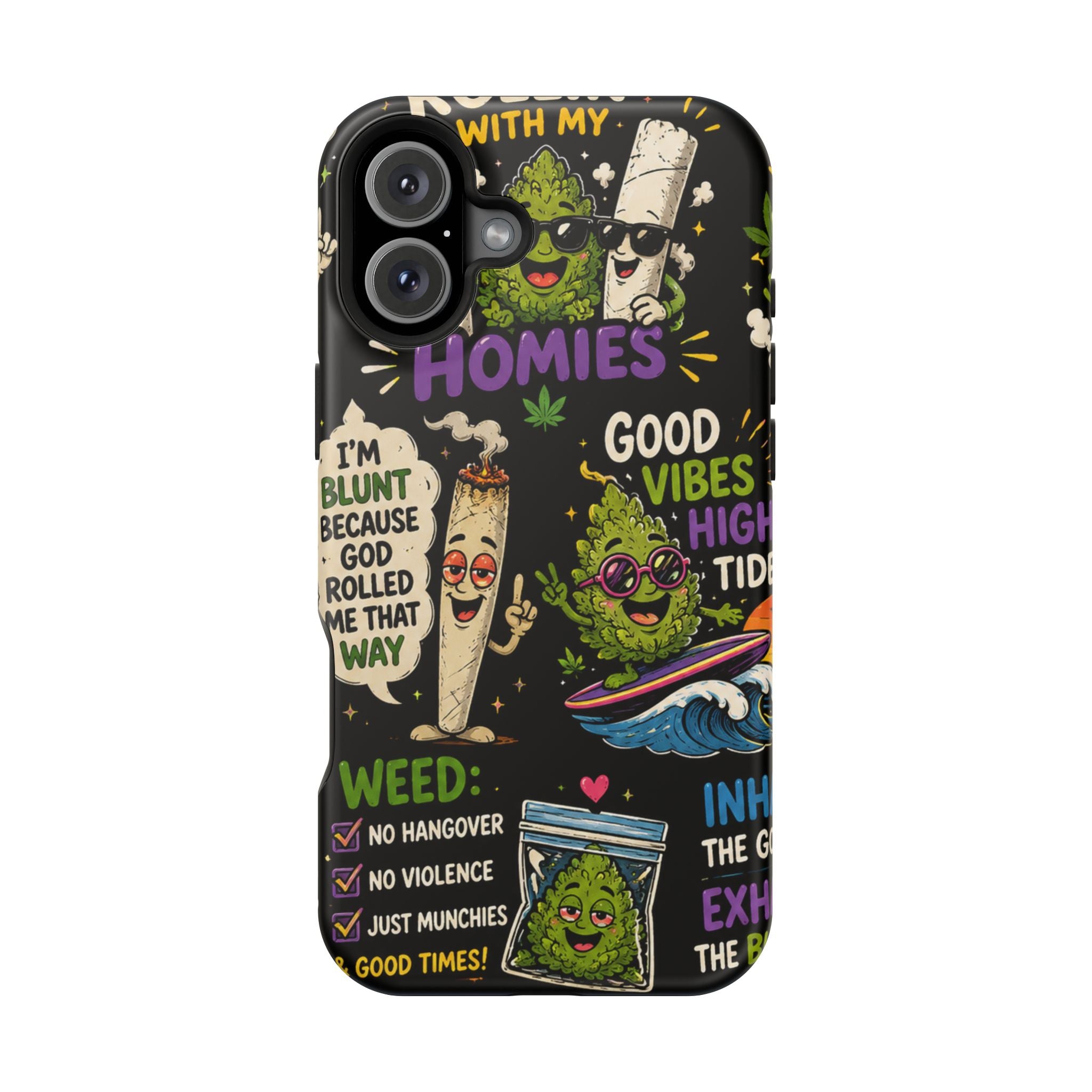 “High Vibing Homies” Magnetic Impact-Resistant Phone Case