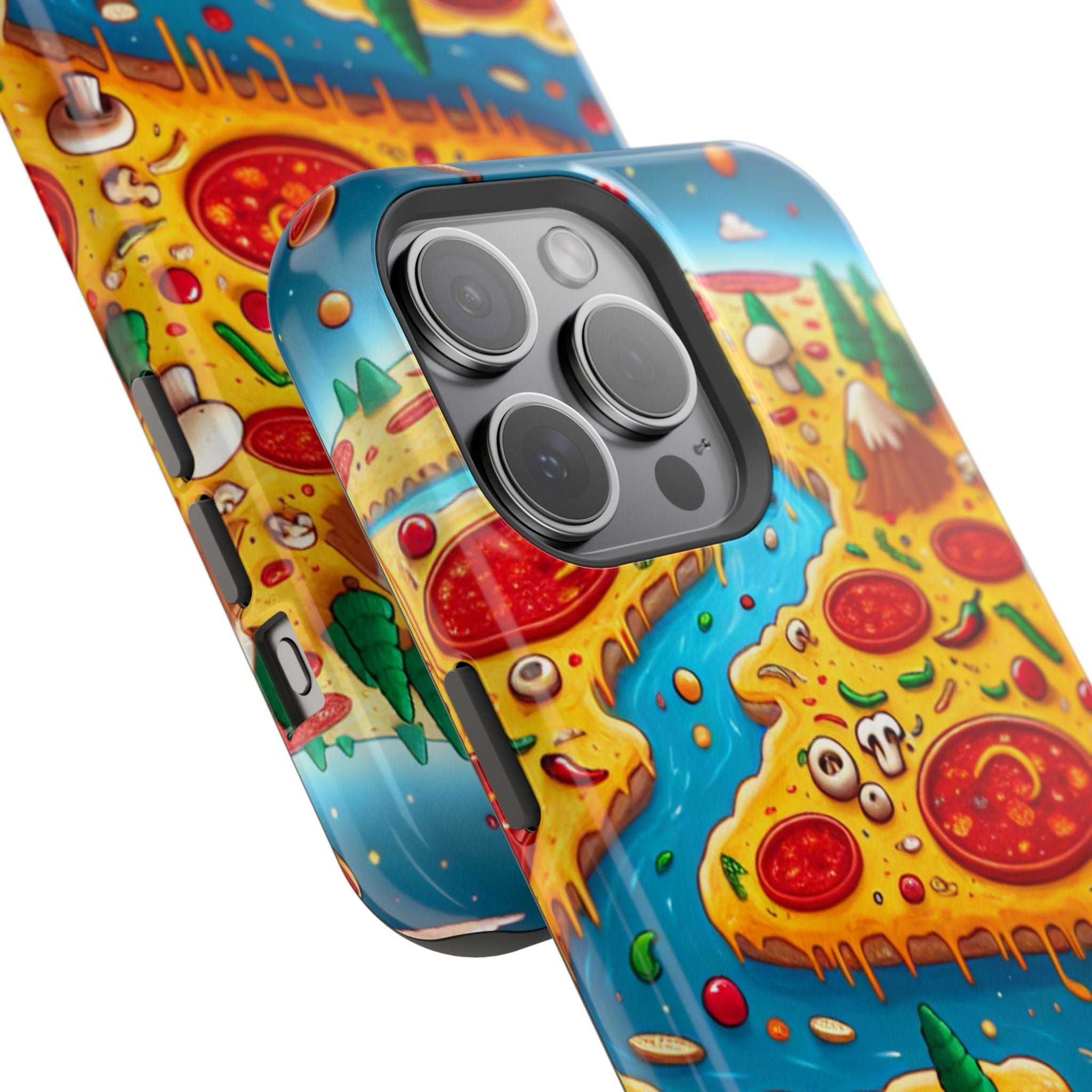 Pizza Island Magnetic Resistance Tough Phone Case