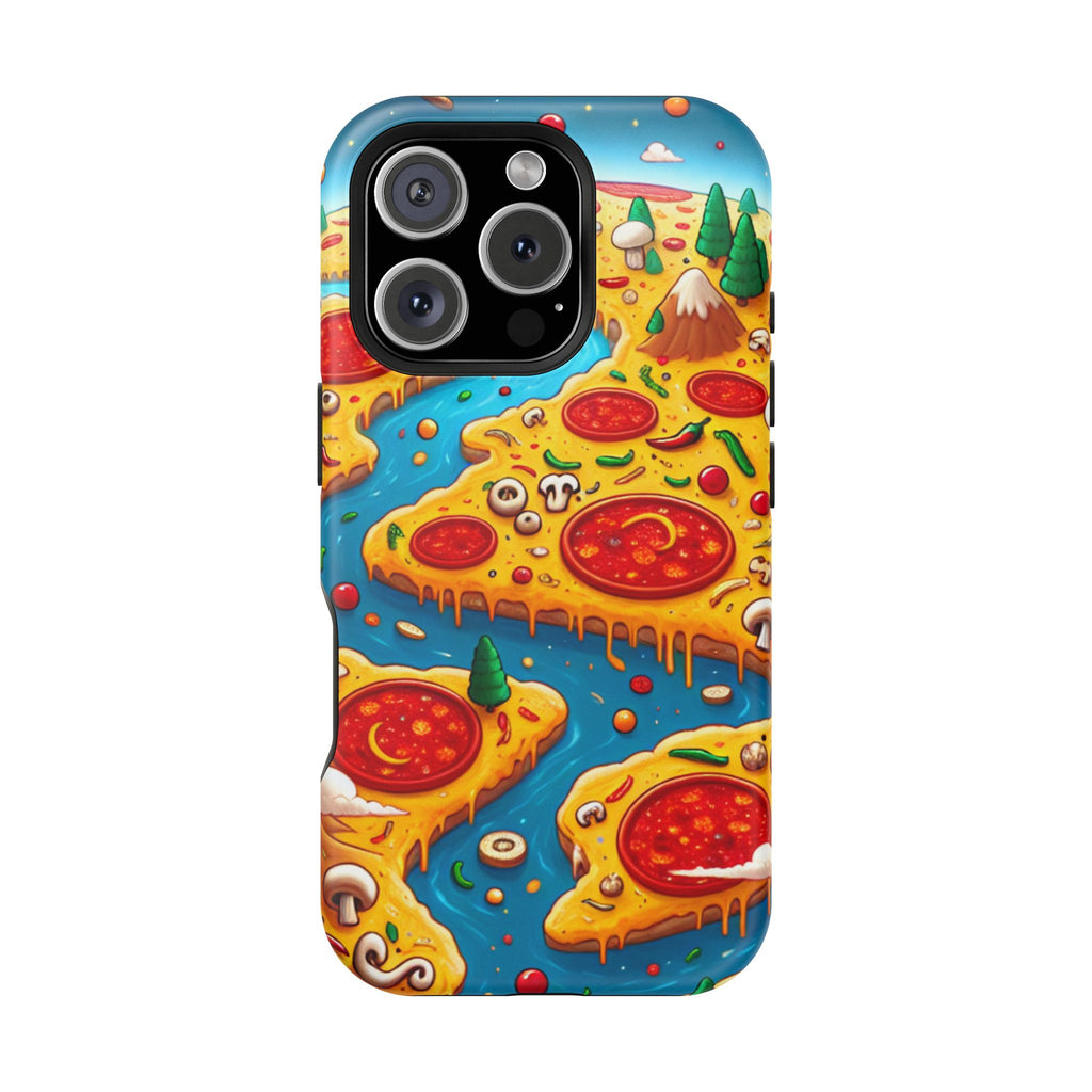 Pizza Island Magnetic Resistance Tough Phone Case