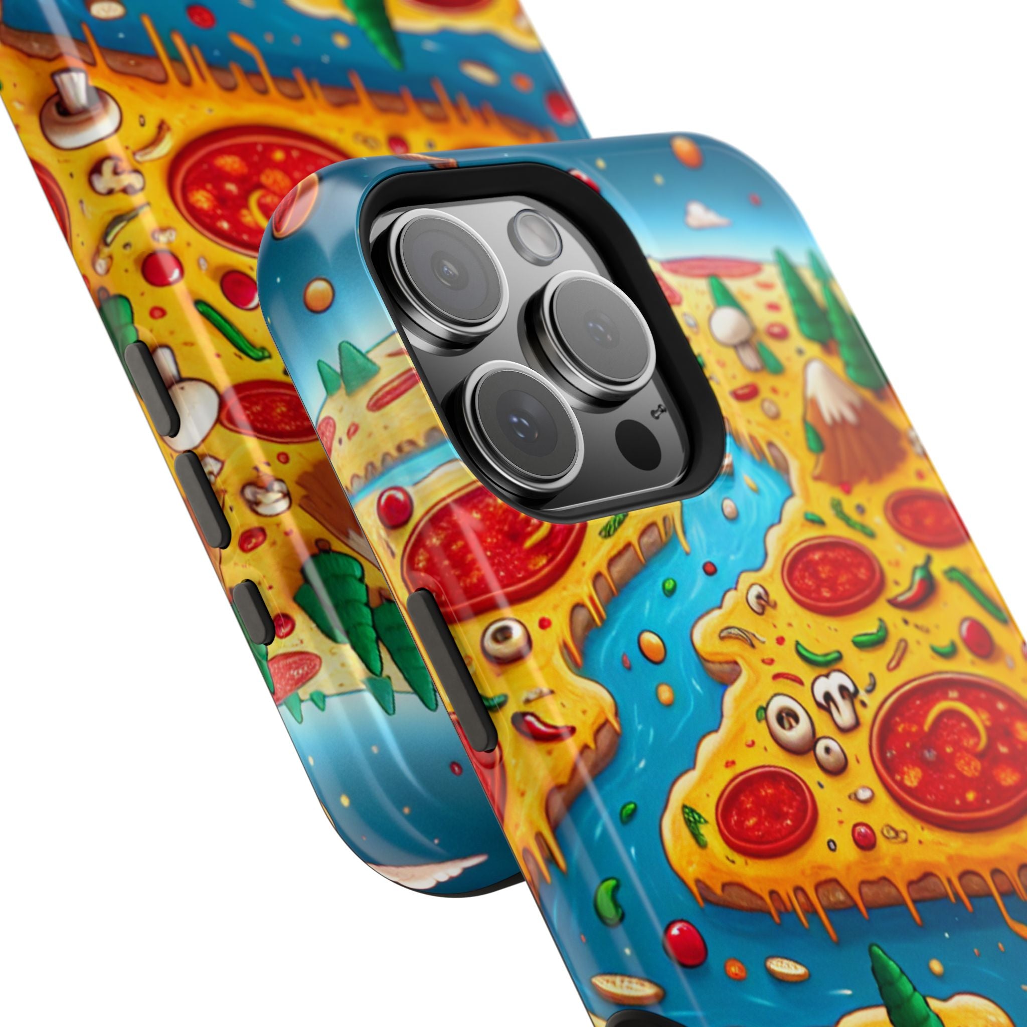 Pizza Island Magnetic Resistance Tough Phone Case