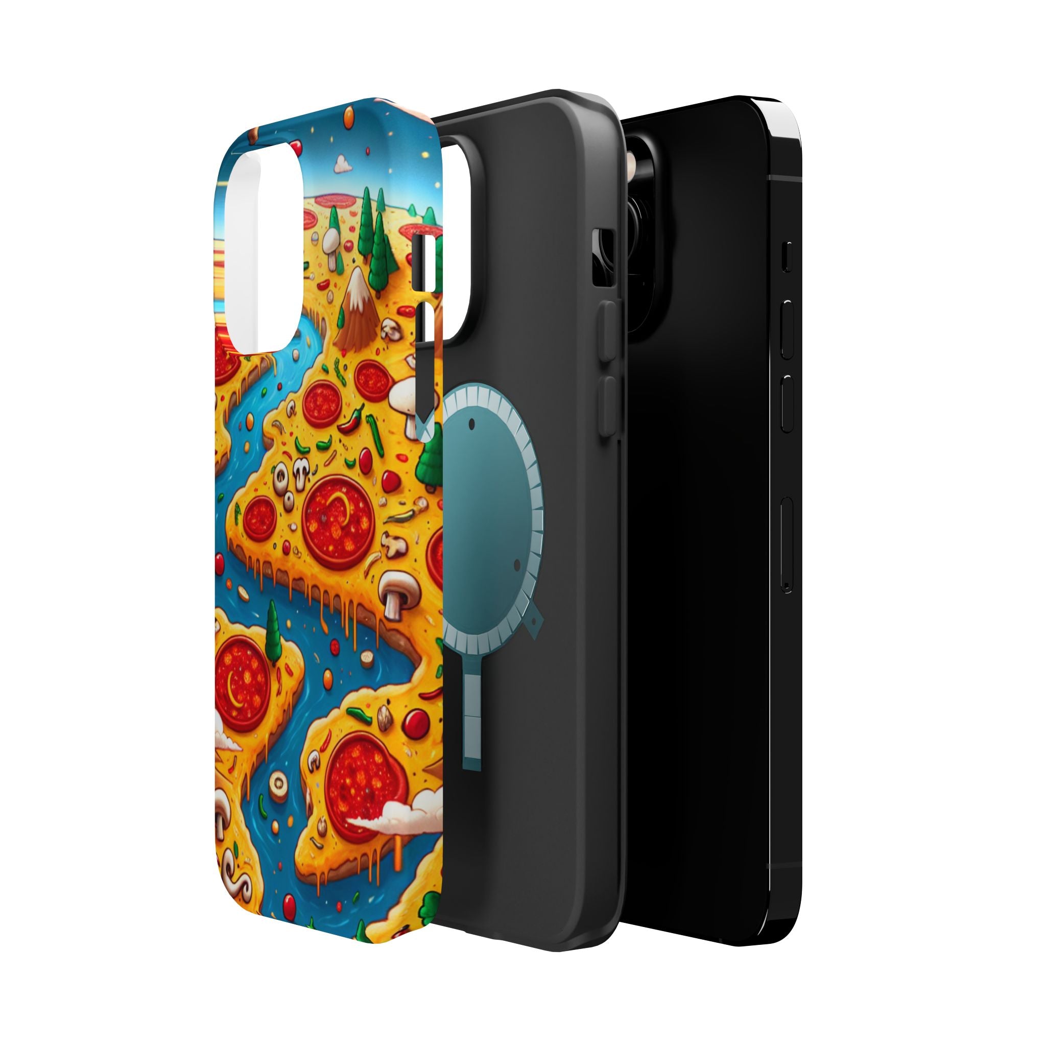 Pizza Island Magnetic Resistance Tough Phone Case