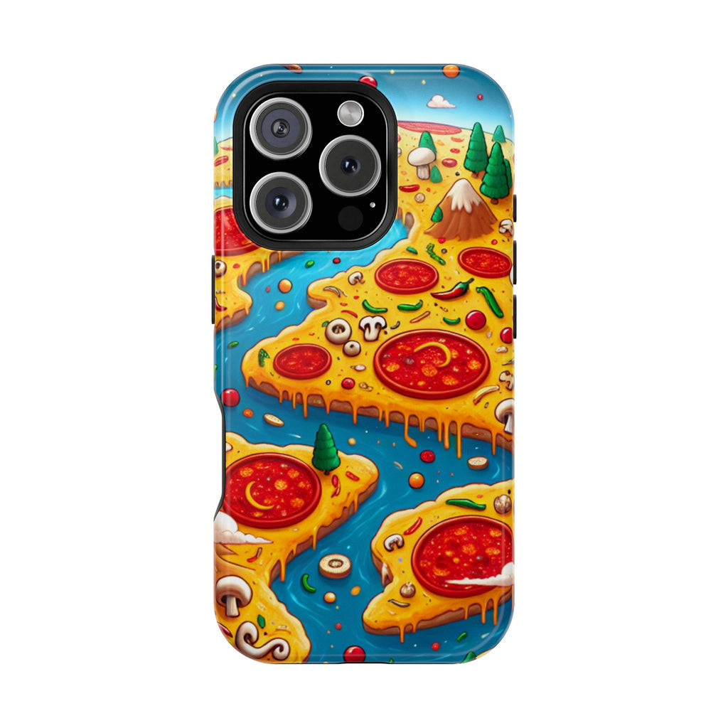 Pizza Island Magnetic Resistance Tough Phone Case