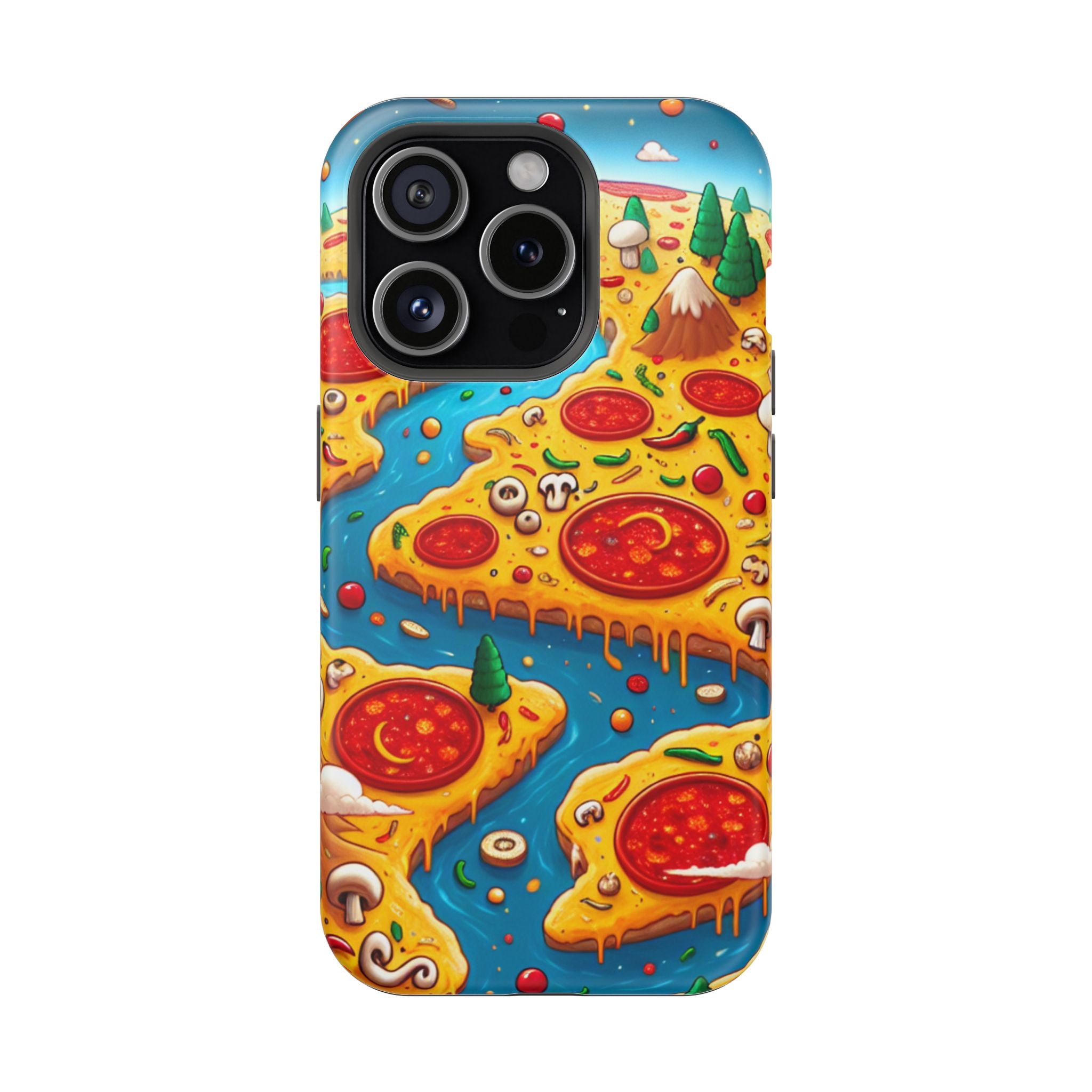 Pizza Island Magnetic Resistance Tough Phone Case