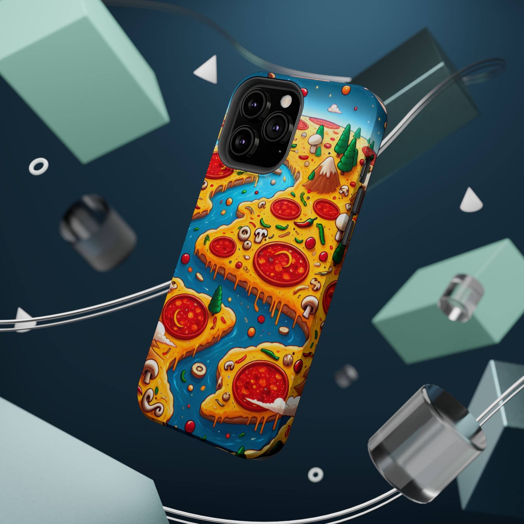 Pizza Island Magnetic Resistance Tough Phone Case