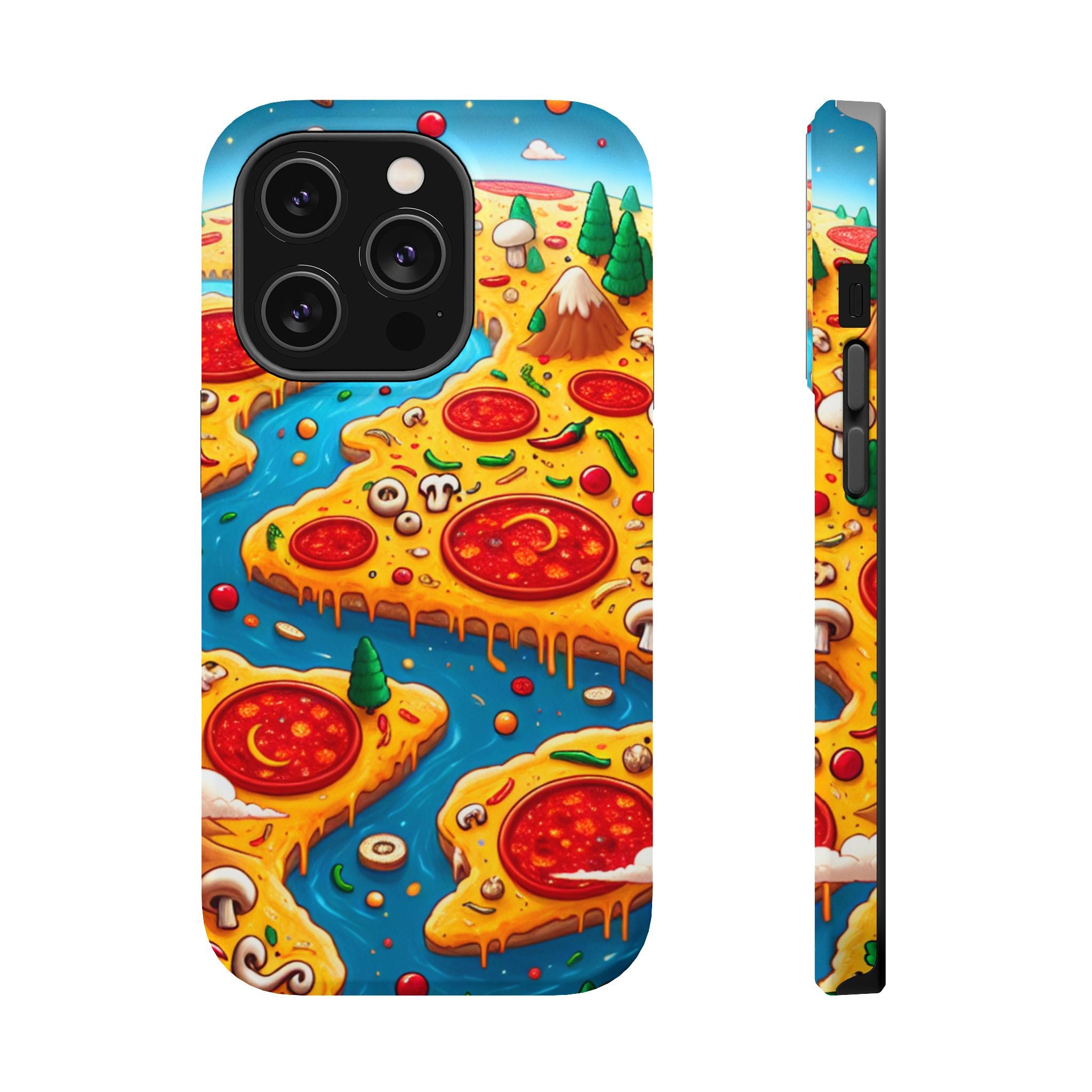 Pizza Island Magnetic Resistance Tough Phone Case