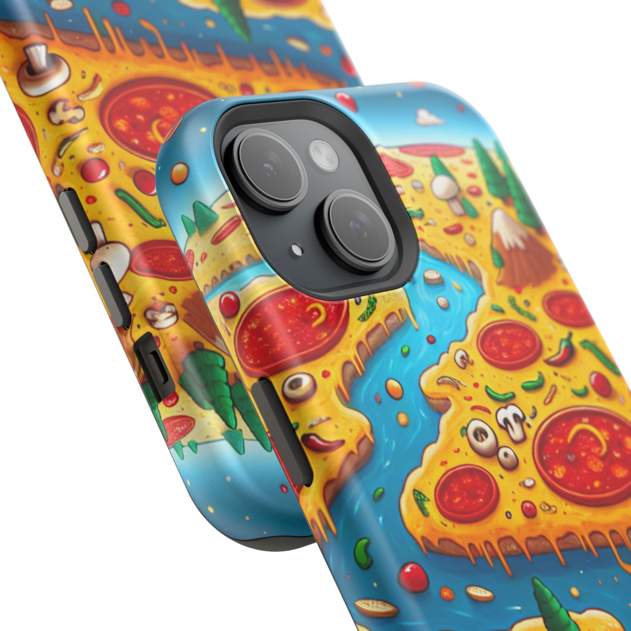 Pizza Island Magnetic Resistance Tough Phone Case
