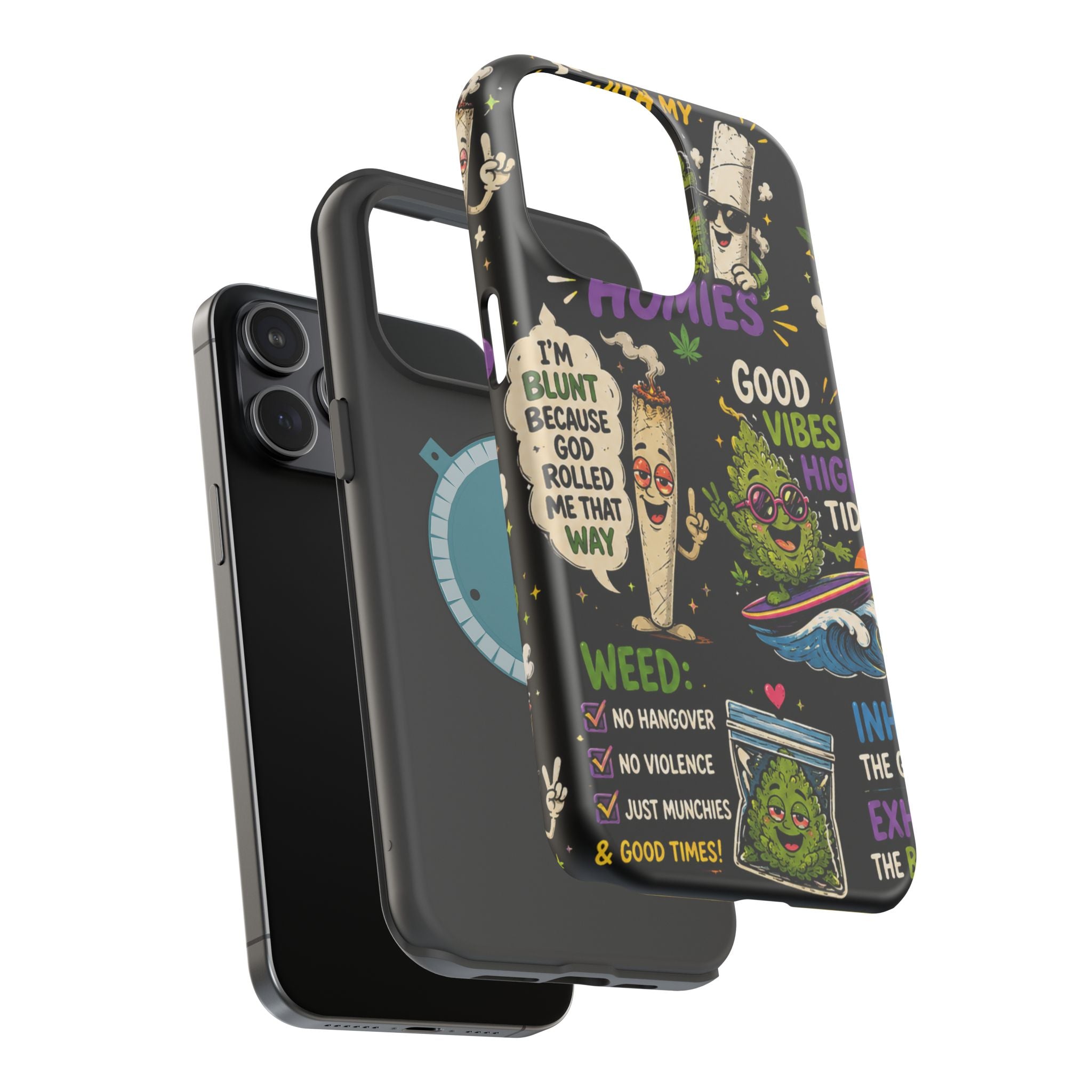 “High Vibing Homies” Magnetic Impact-Resistant Phone Case
