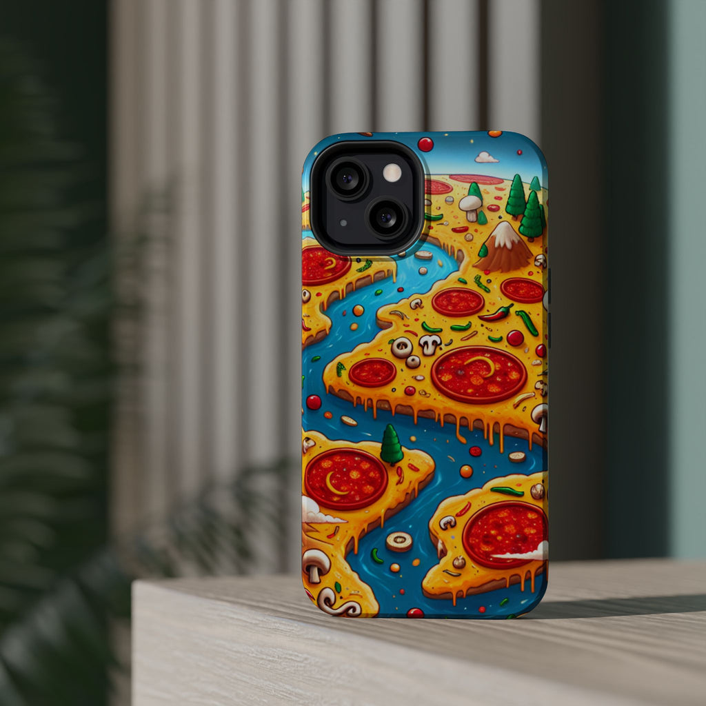 Pizza Island Magnetic Resistance Tough Phone Case