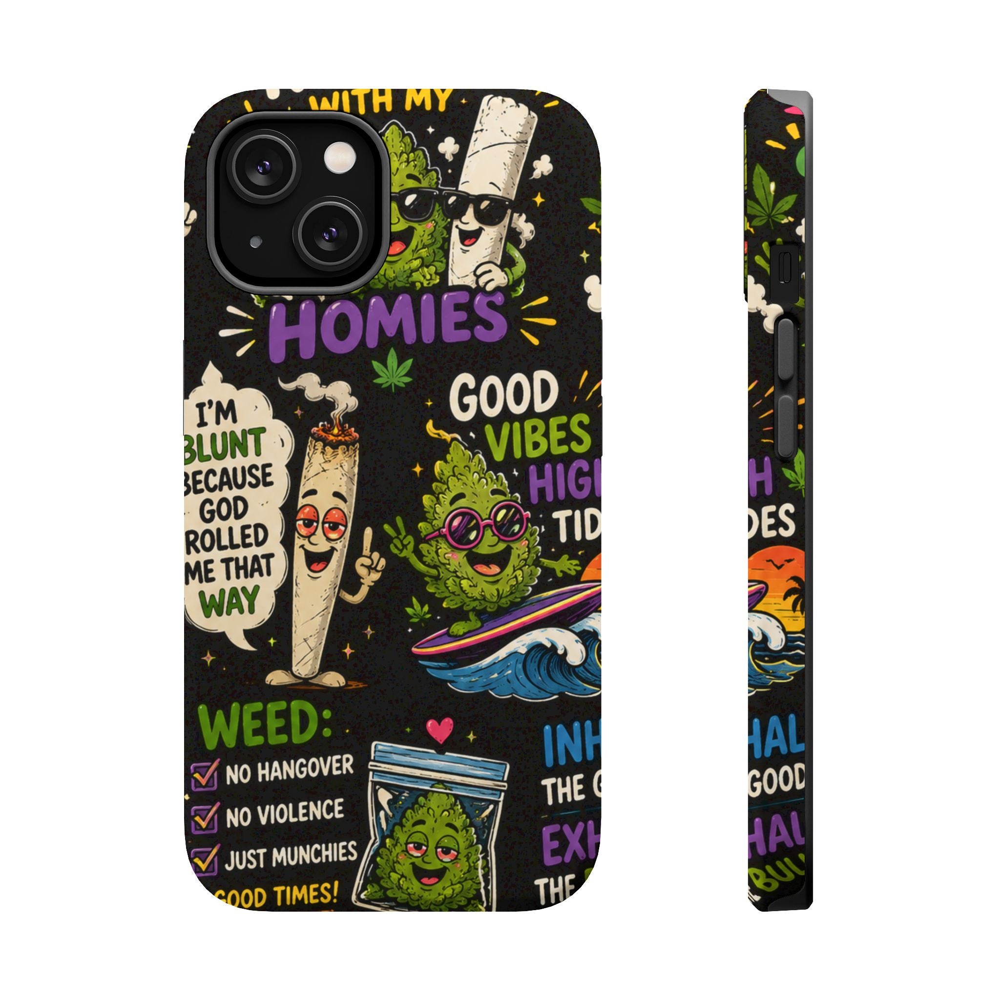 “High Vibing Homies” Magnetic Impact-Resistant Phone Case