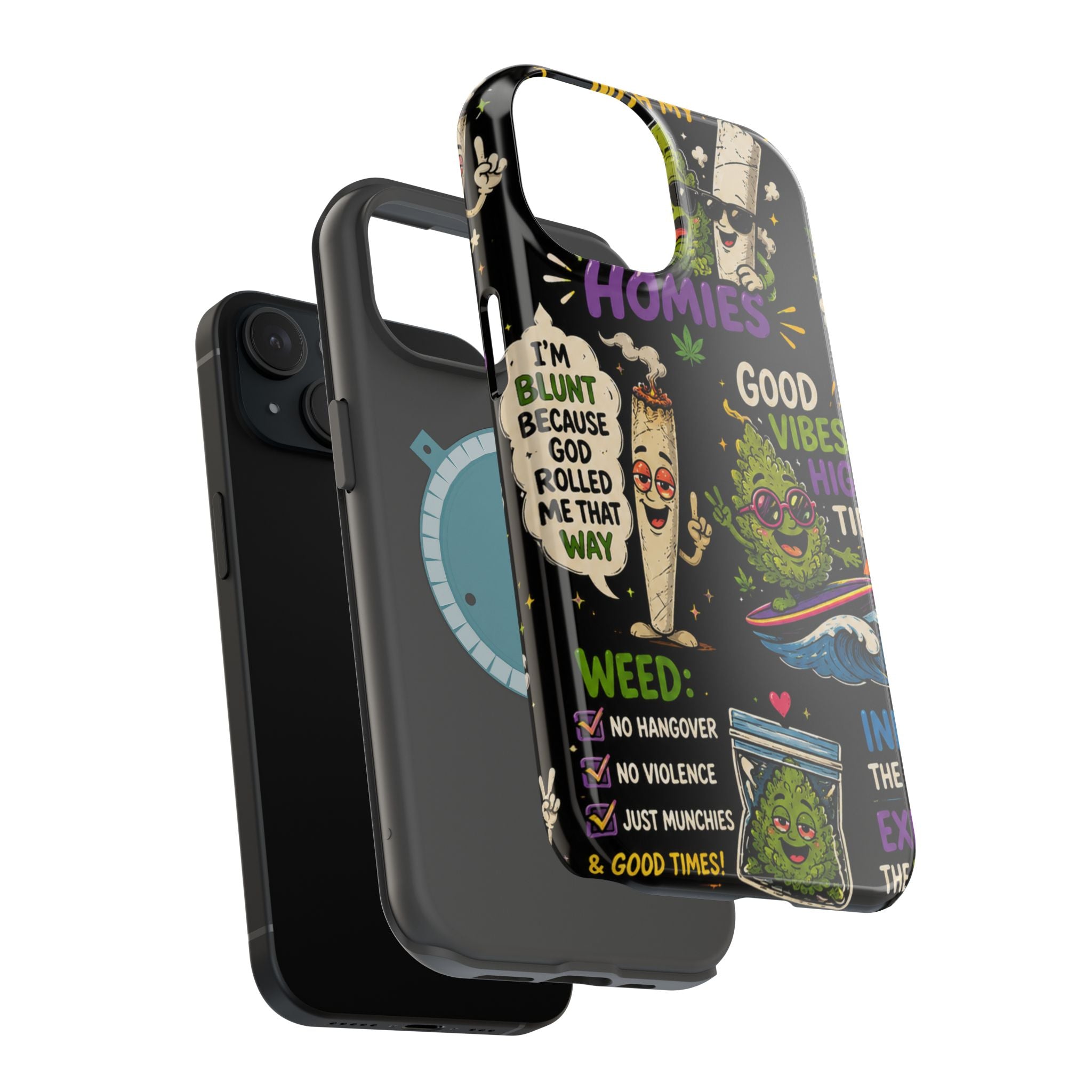 “High Vibing Homies” Magnetic Impact-Resistant Phone Case