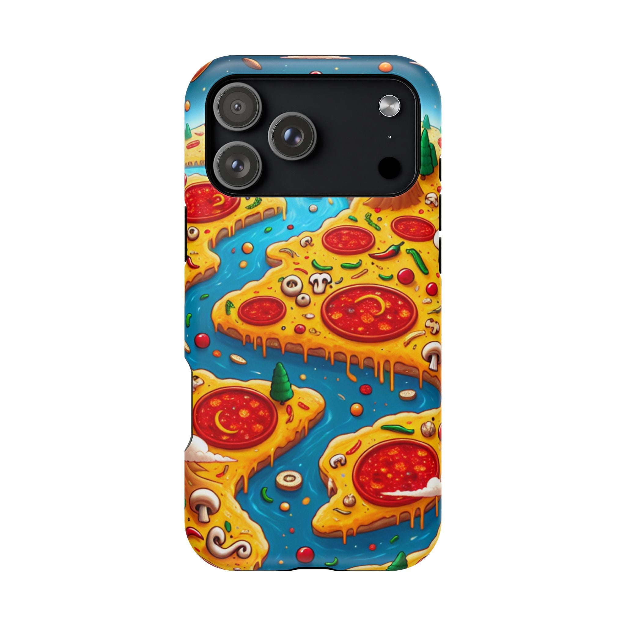 Pizza Island Magnetic Resistance Tough Phone Case