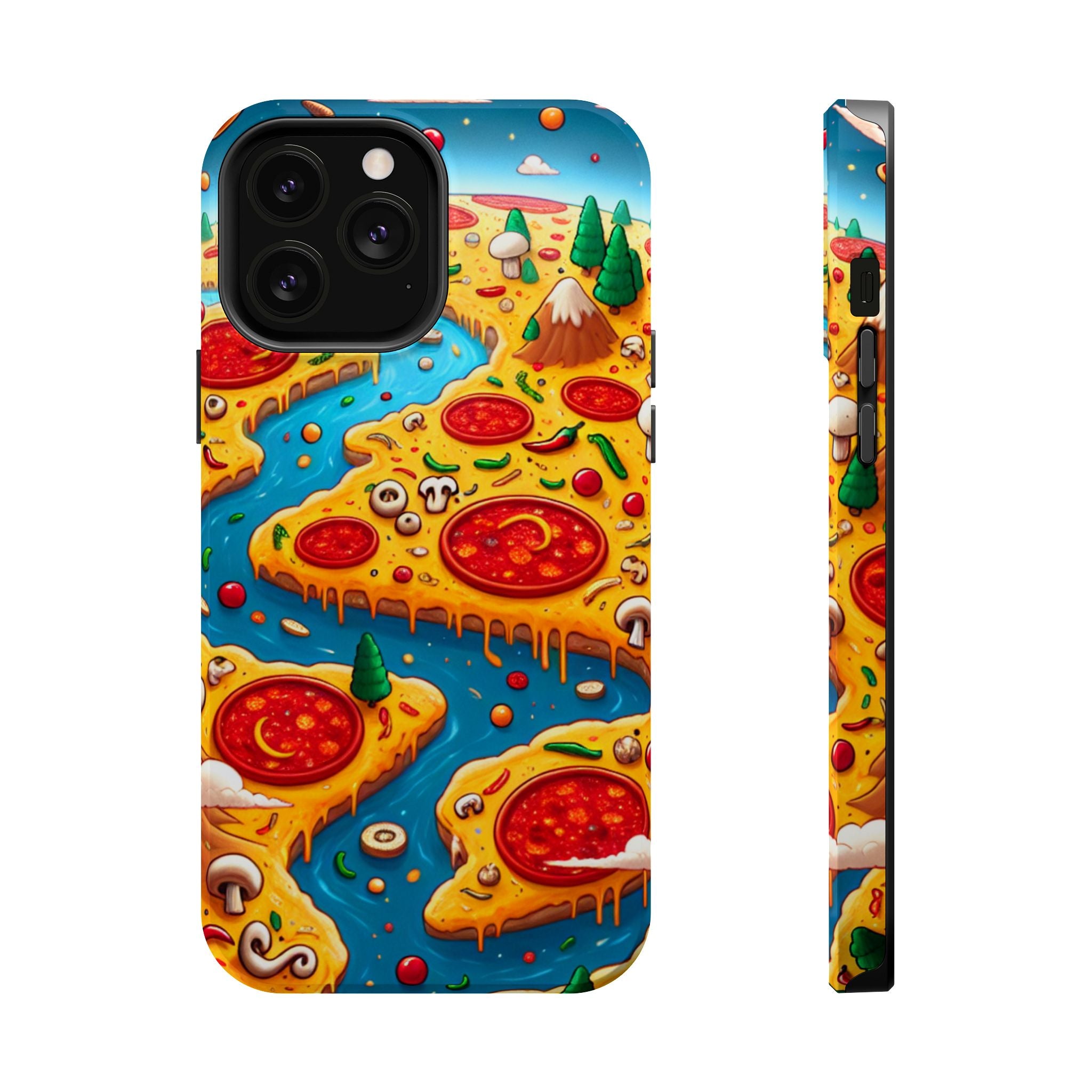 Pizza Island Magnetic Resistance Tough Phone Case