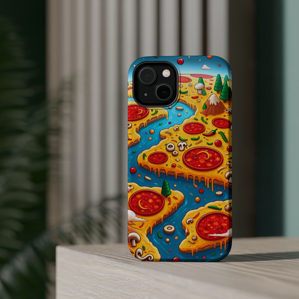 Pizza Island Magnetic Resistance Tough Phone Case