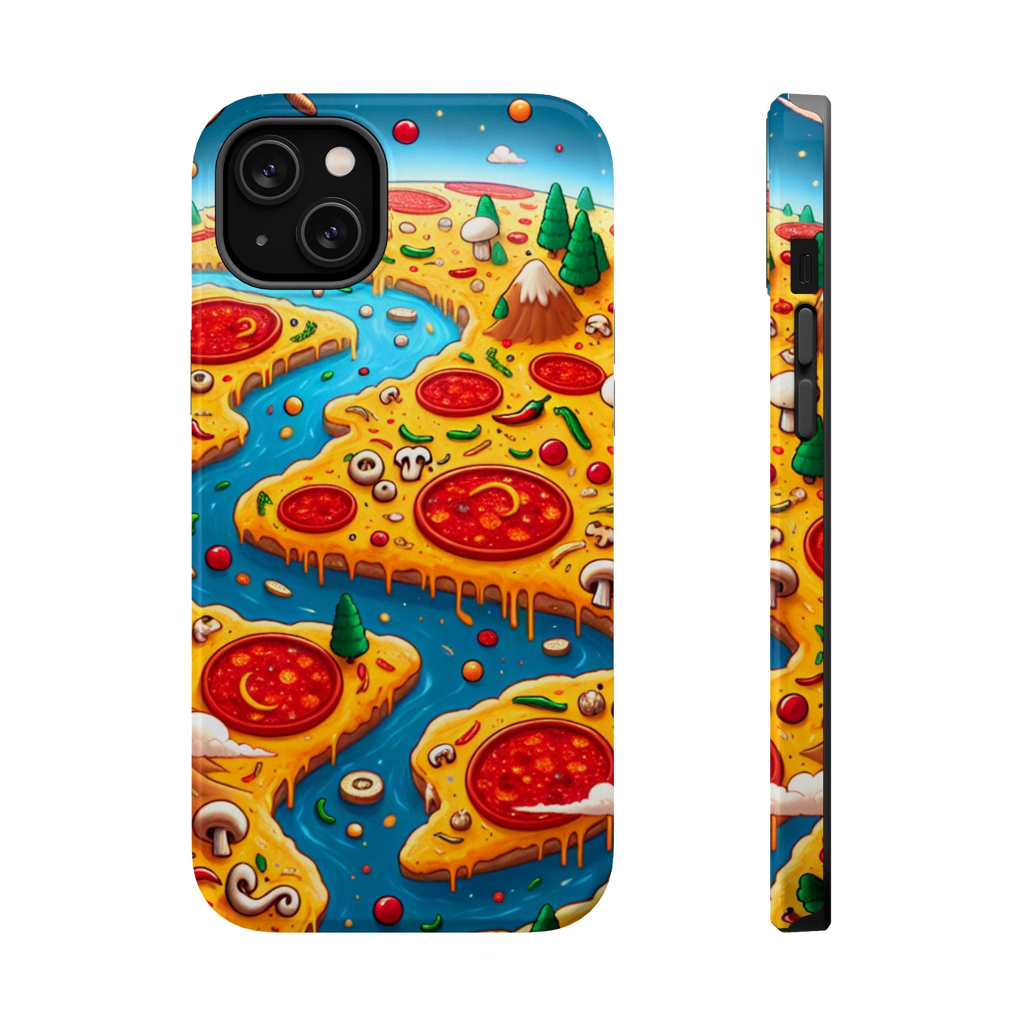 Pizza Island Magnetic Resistance Tough Phone Case